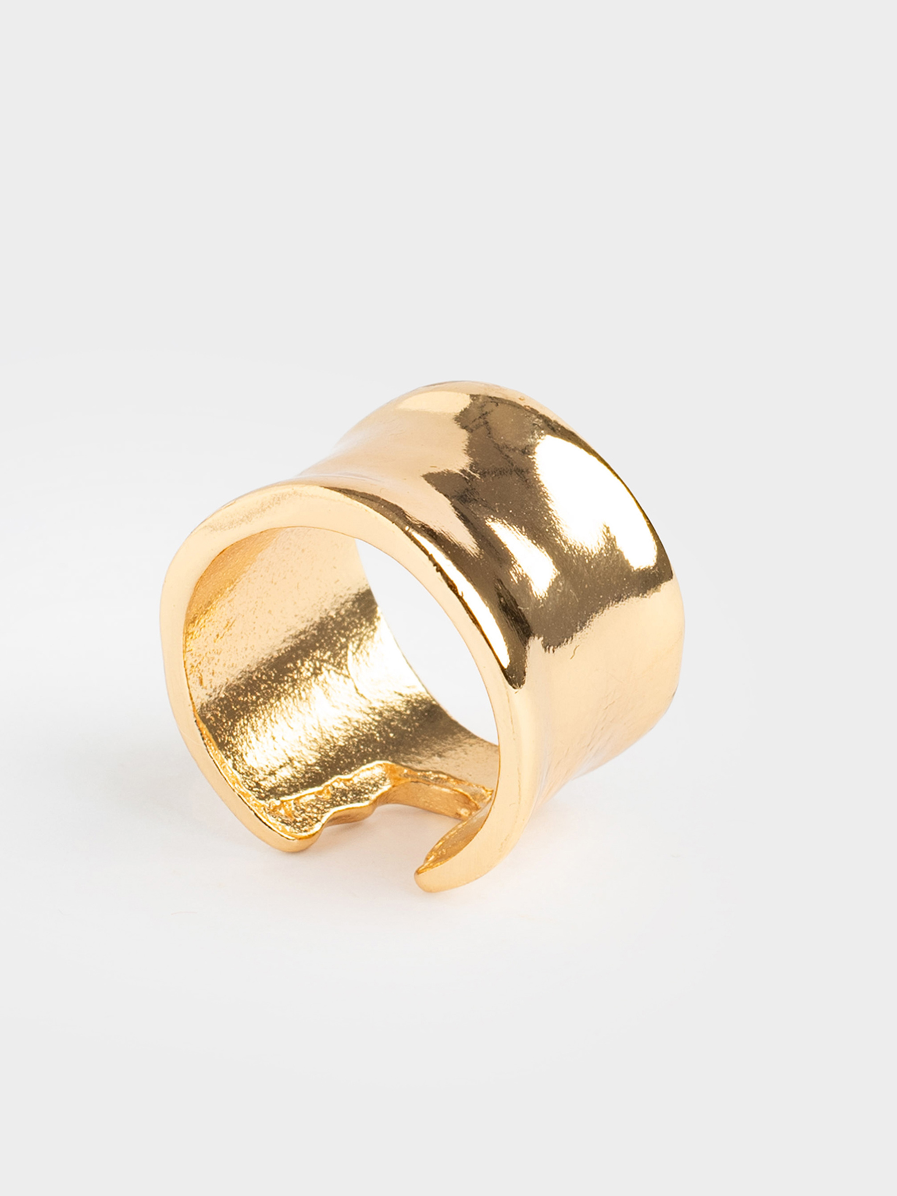 Сақина, 2 см, бір өлшемді, металл, алтын, Jewelry, image-2