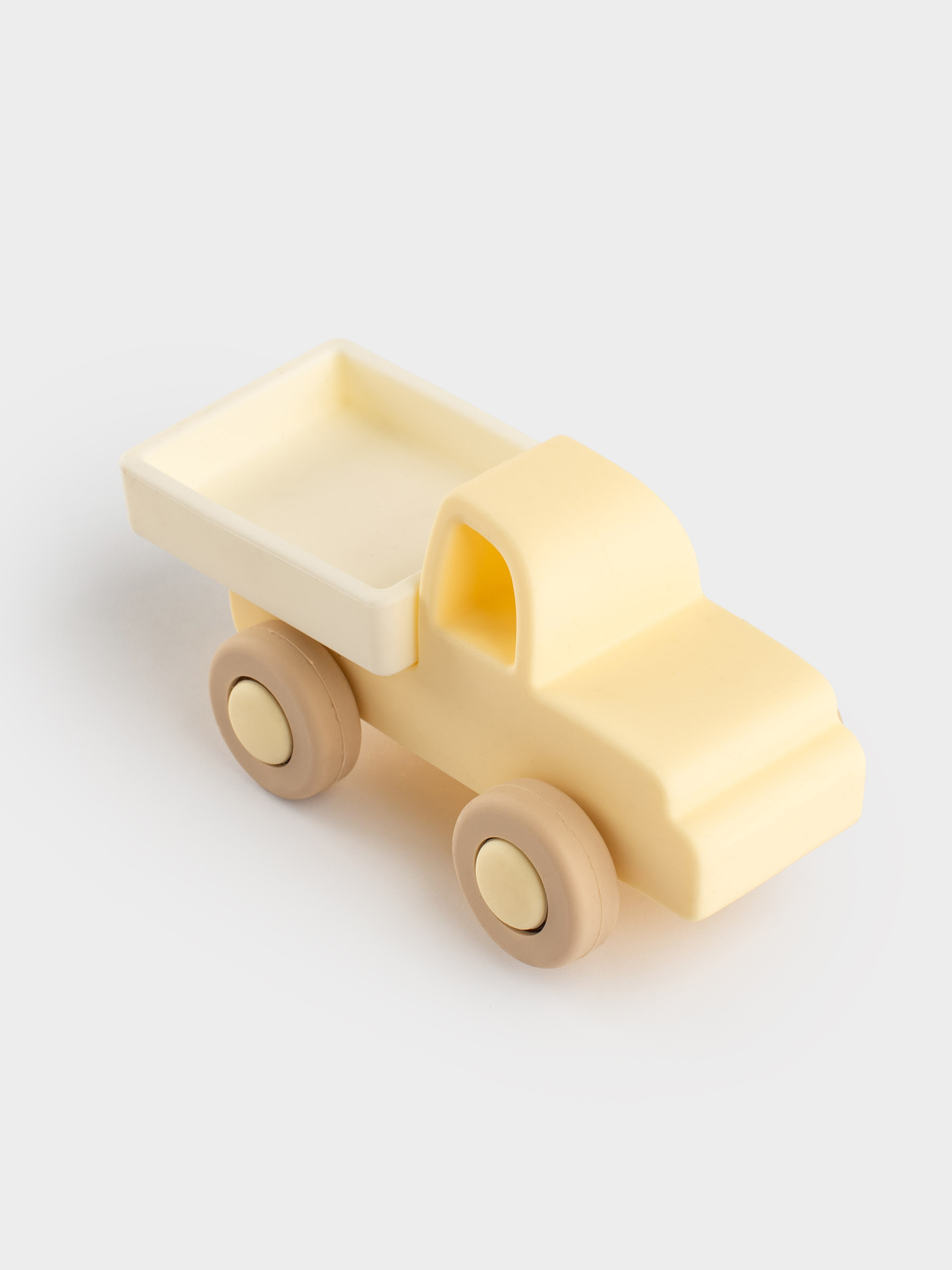 Игрушка, 11х6 см, силикон, бежевая, Грузовик, Kiddy, image-2