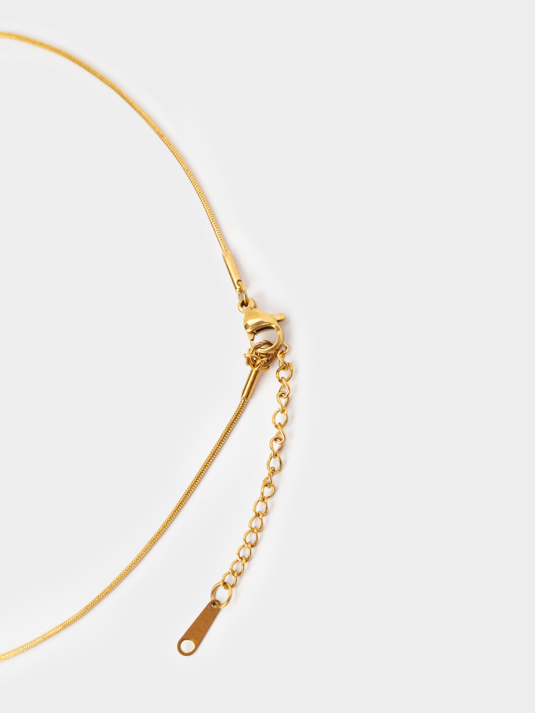 Шынжыр, 45 см, аспасы бар, металл, алтын, Jewelry, image-2