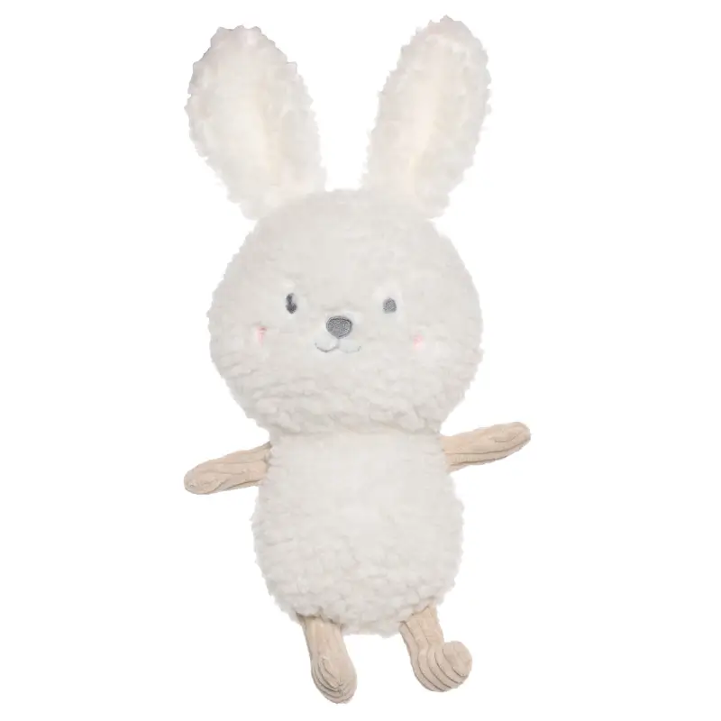 Игрушка, 25 см, мягкая, букле, бежевая, Зайка, Rabbit ,image-0