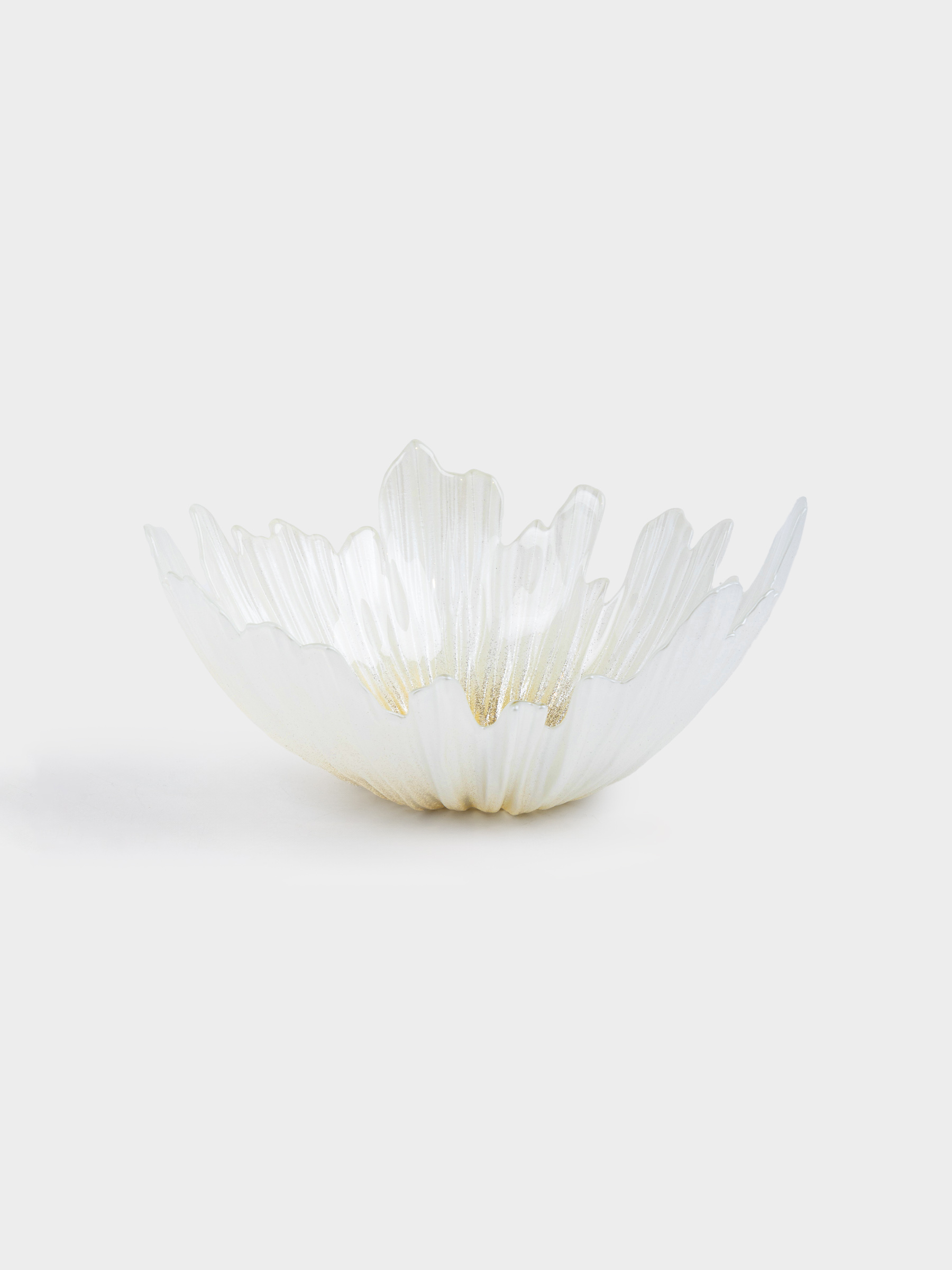 Ваза для фруктов, 26х12 см, стекло Р, молочная/шампань, Verge, image-4