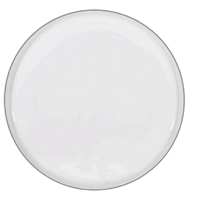 Тарелка обеденная, 26 см, фарфор F, белая, Ideal silver изображение № 1