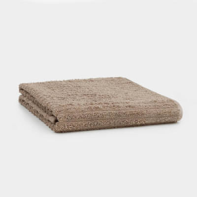 Полотенце, 40х60 см, хлопок, песочное, Объемные полосы, Stripes cotton ,image-0