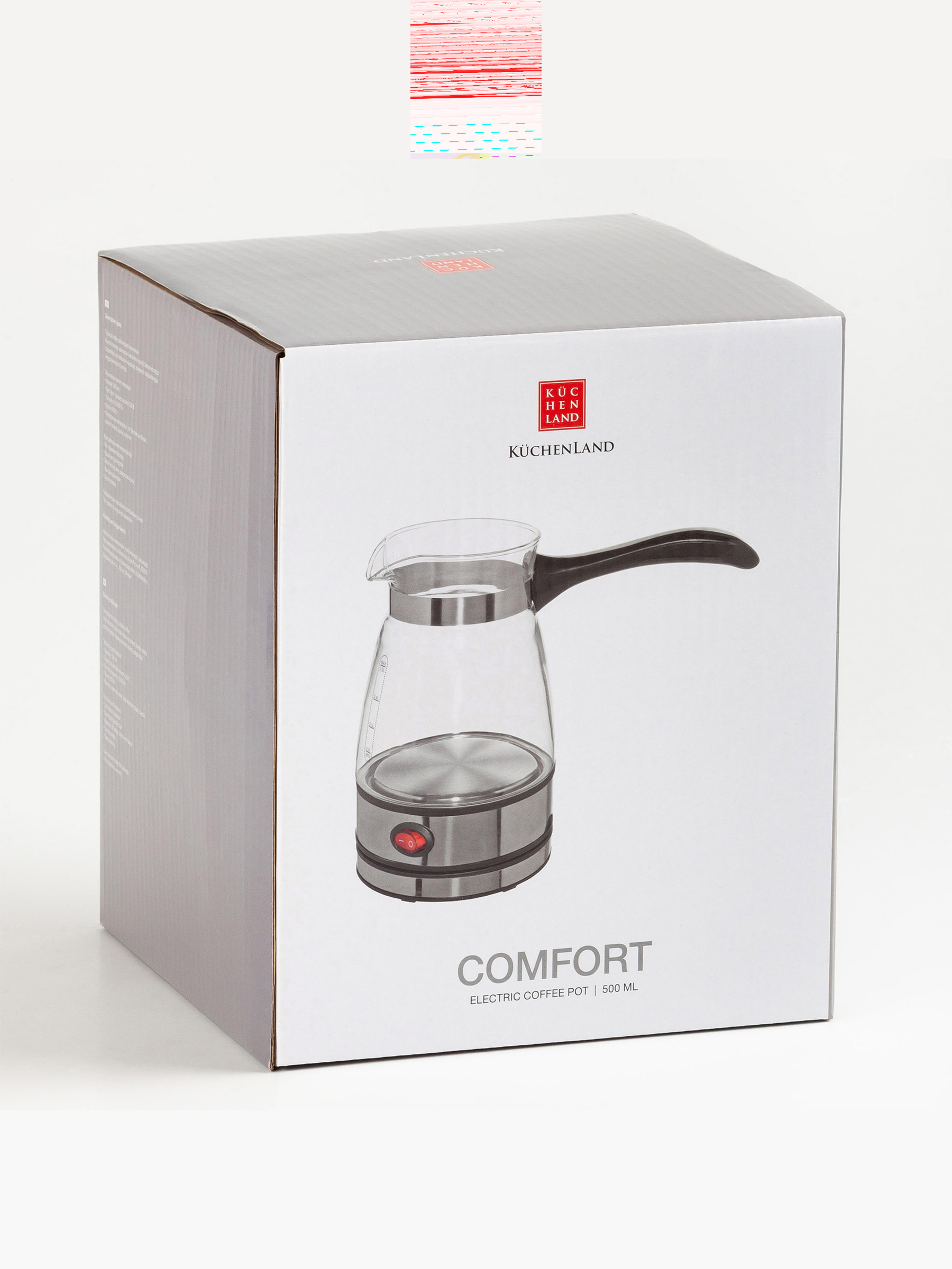 Турка электрическая, 500 мл, стекло/пластик, Comfort, image-6