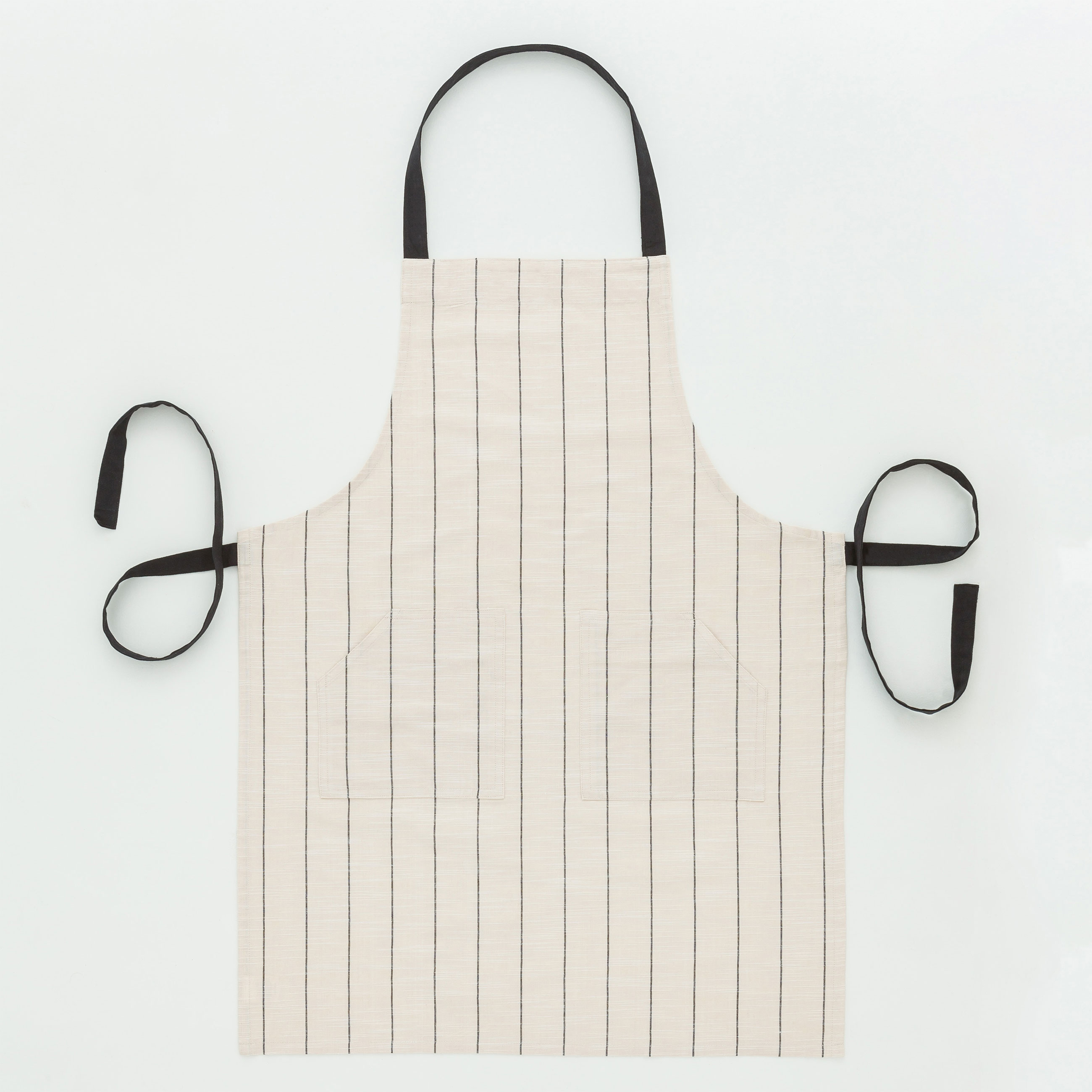 Алжапқыш, 68x92 см, мақта, сарғылт-қоңыр, жолақтар, Flax, image-0