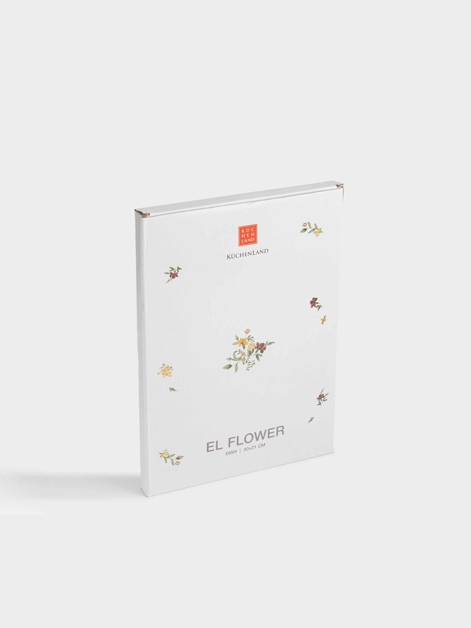 Блюдо, 30х21 см, фарфор N, овальное, белое, Цветы, El flower, image-6