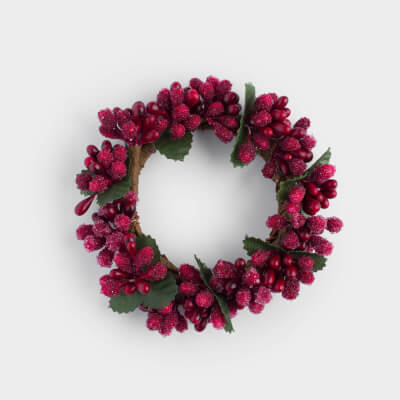 Кольцо для салфеток, 5 см, пенопласт, Бордовые ягоды, Bordo berry ,image-0