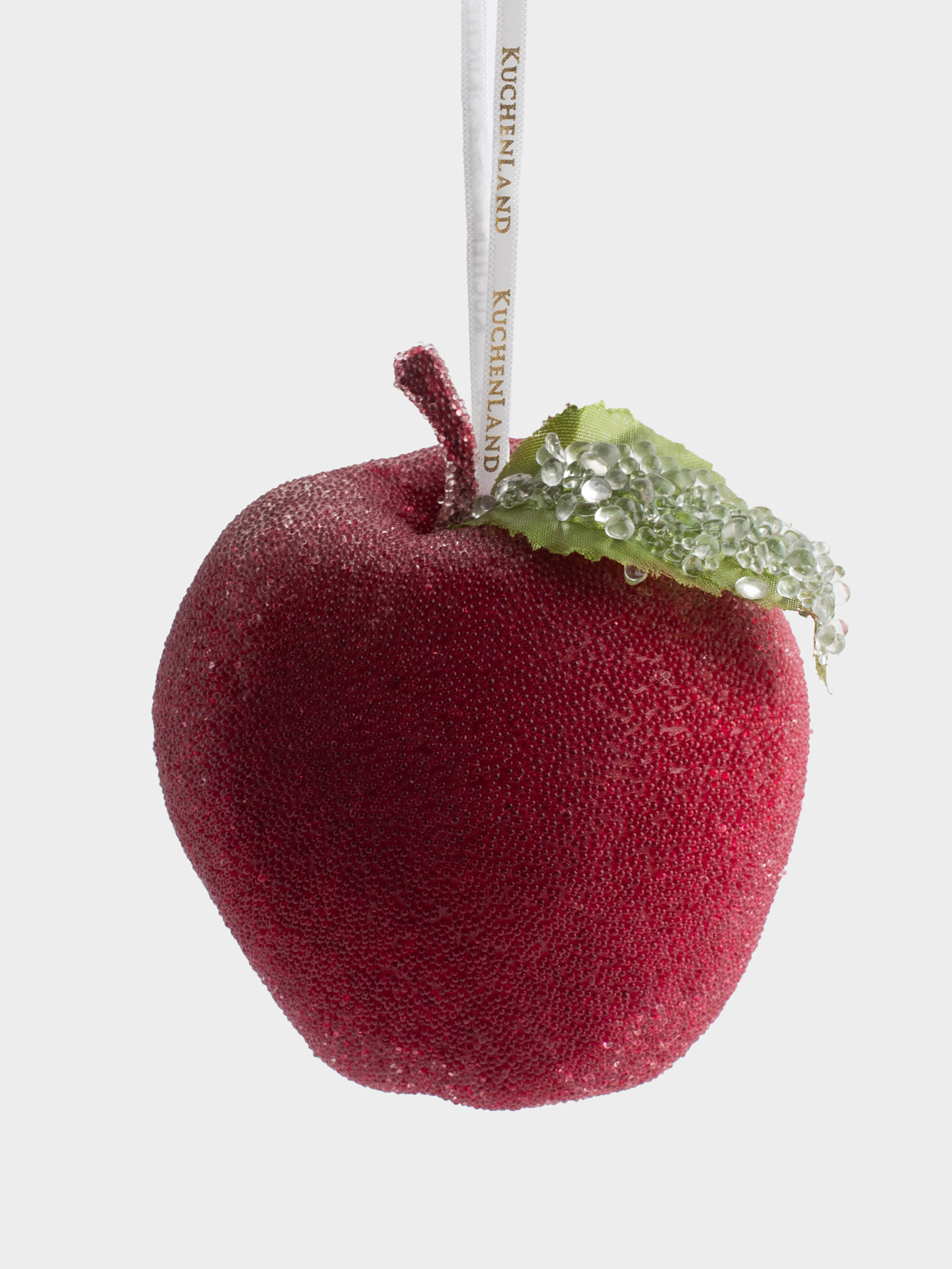 Шырша ойыншығы, 10 см, пенопласт, қызыл, Алма, Fruits, image-0