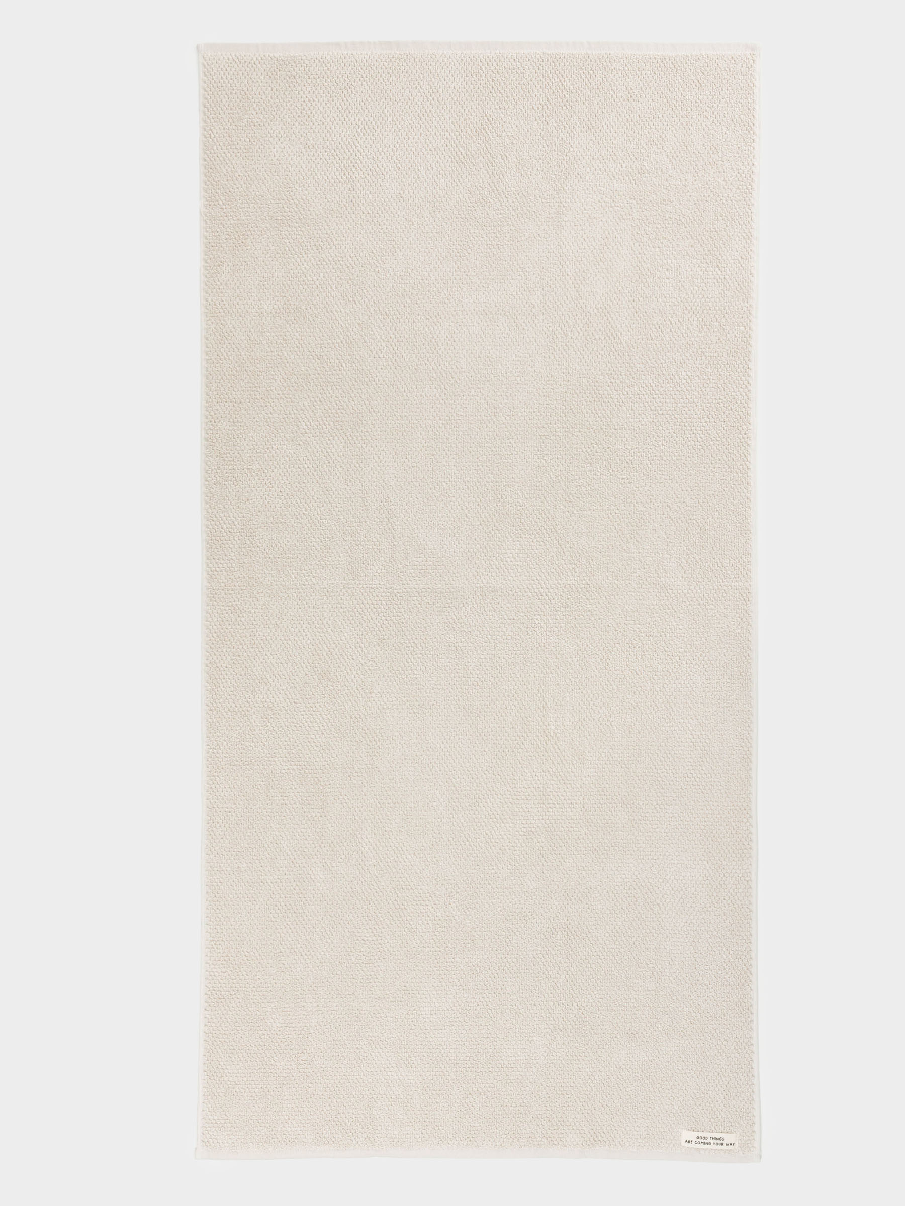 Полотенце, 70х140 см, хлопок, бежевое, Felpado cotton, image-1