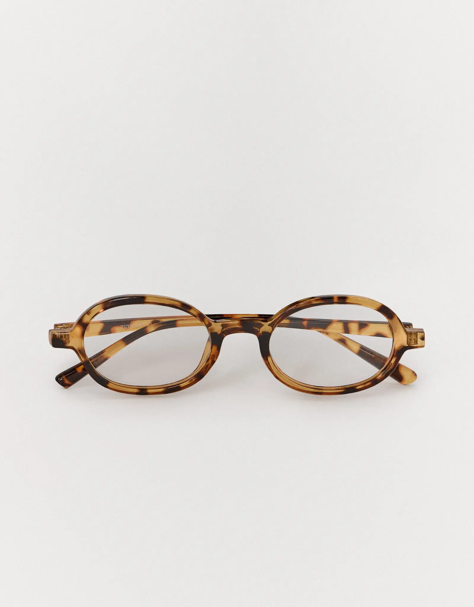 Очки имиджевые, пластик, овальные, черепаховые, Eyewear