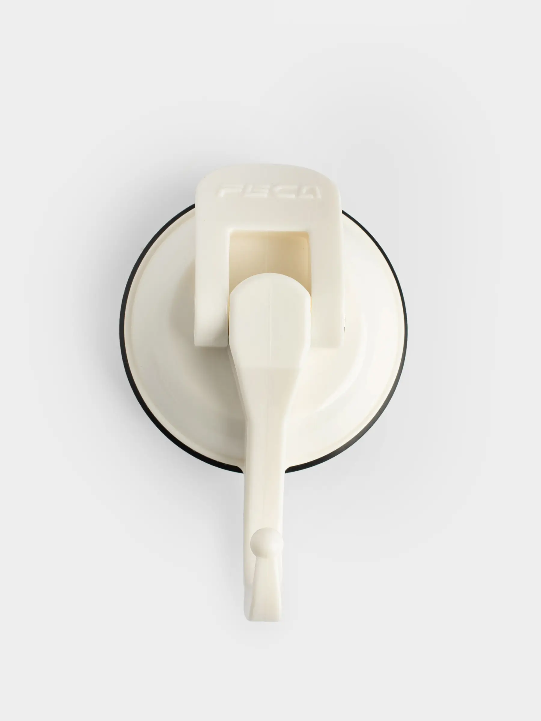 Крючок на вакуумной присоске, 7,1 см, пластик, белый, Feca, image-1