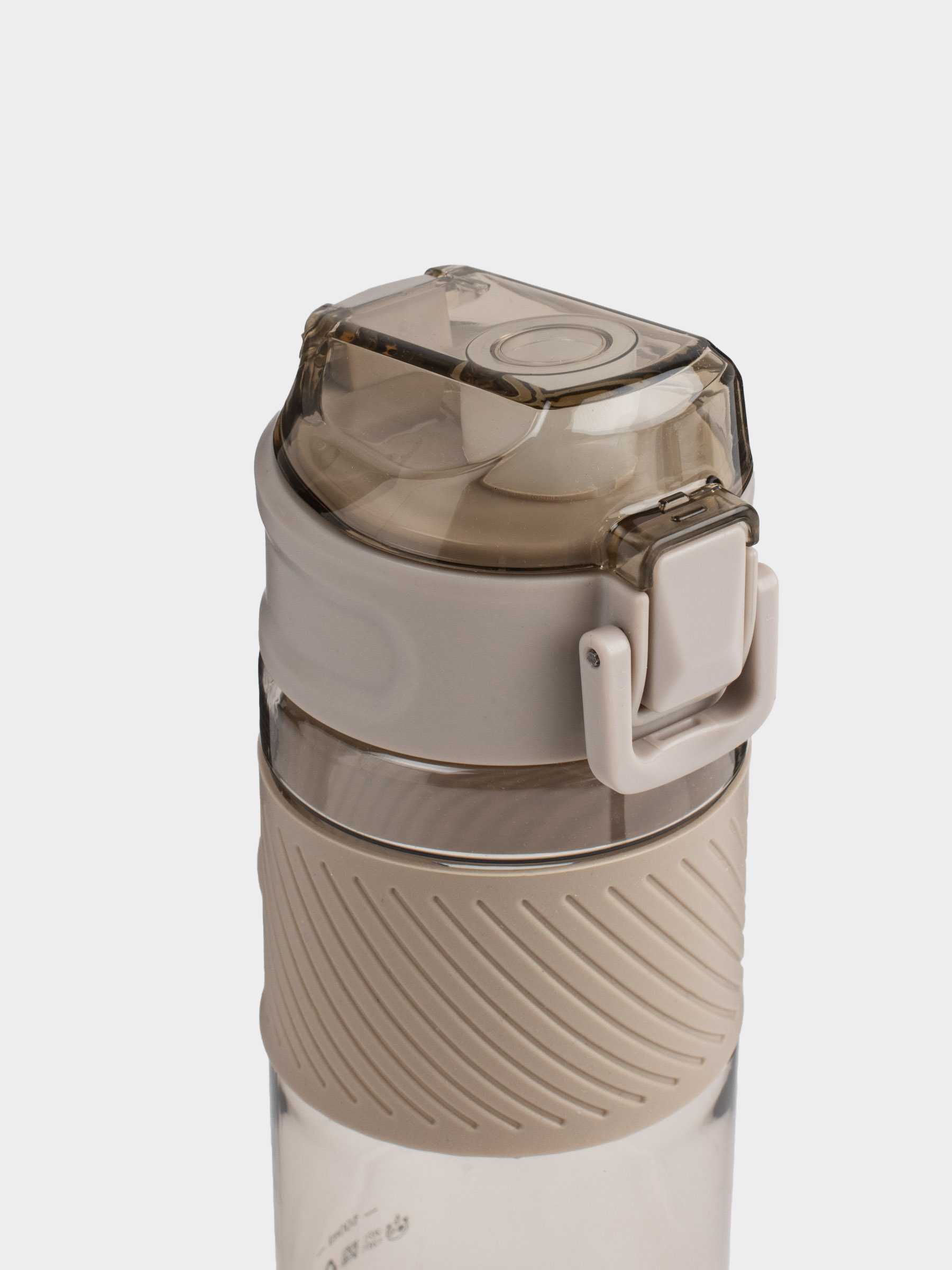 Су бөтелкесі, 600 мл, пластик / силикон, сарғылт қоңыр, спорт, image-3