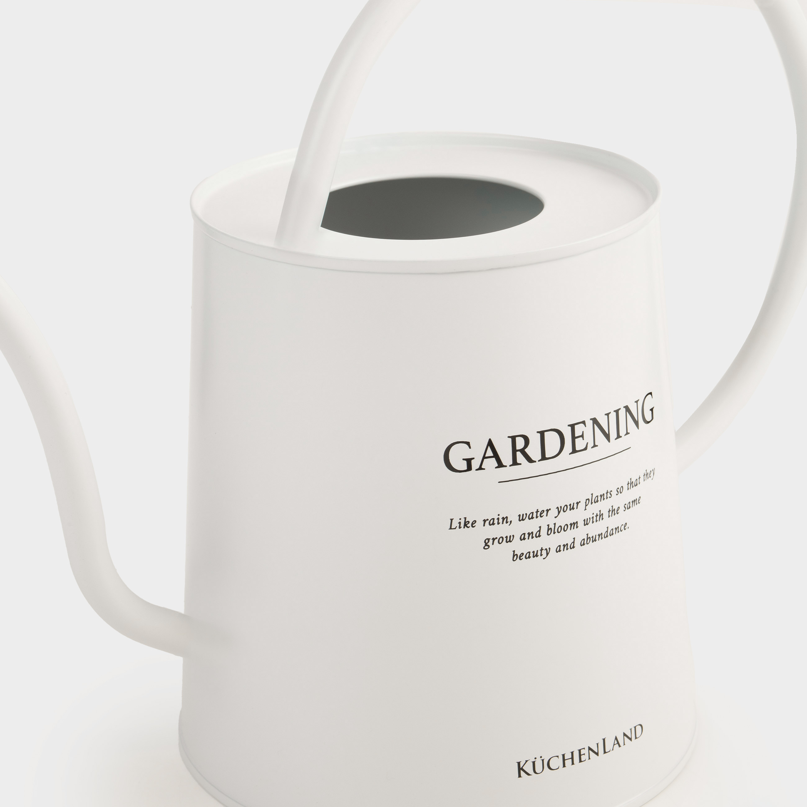 Лейка, 1,8 л, металл, молочная, Gardening, image-1