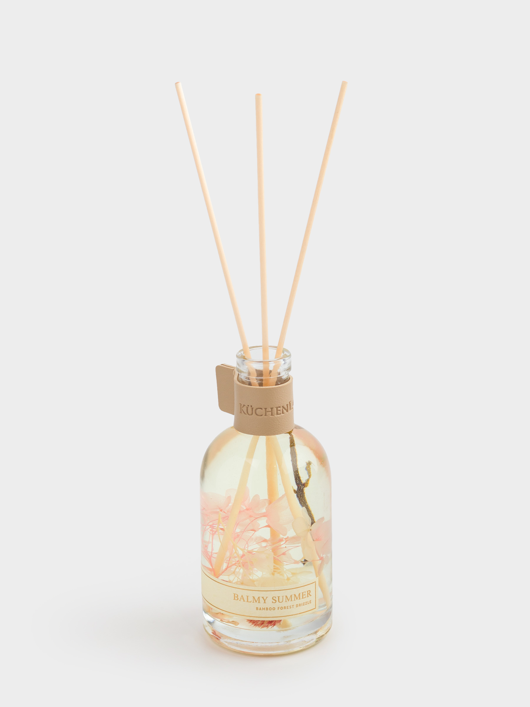 Ароматический диффузор, 250 мл, с сухоцветами, Bamboo forest drizzle, Balmy summer, image-0