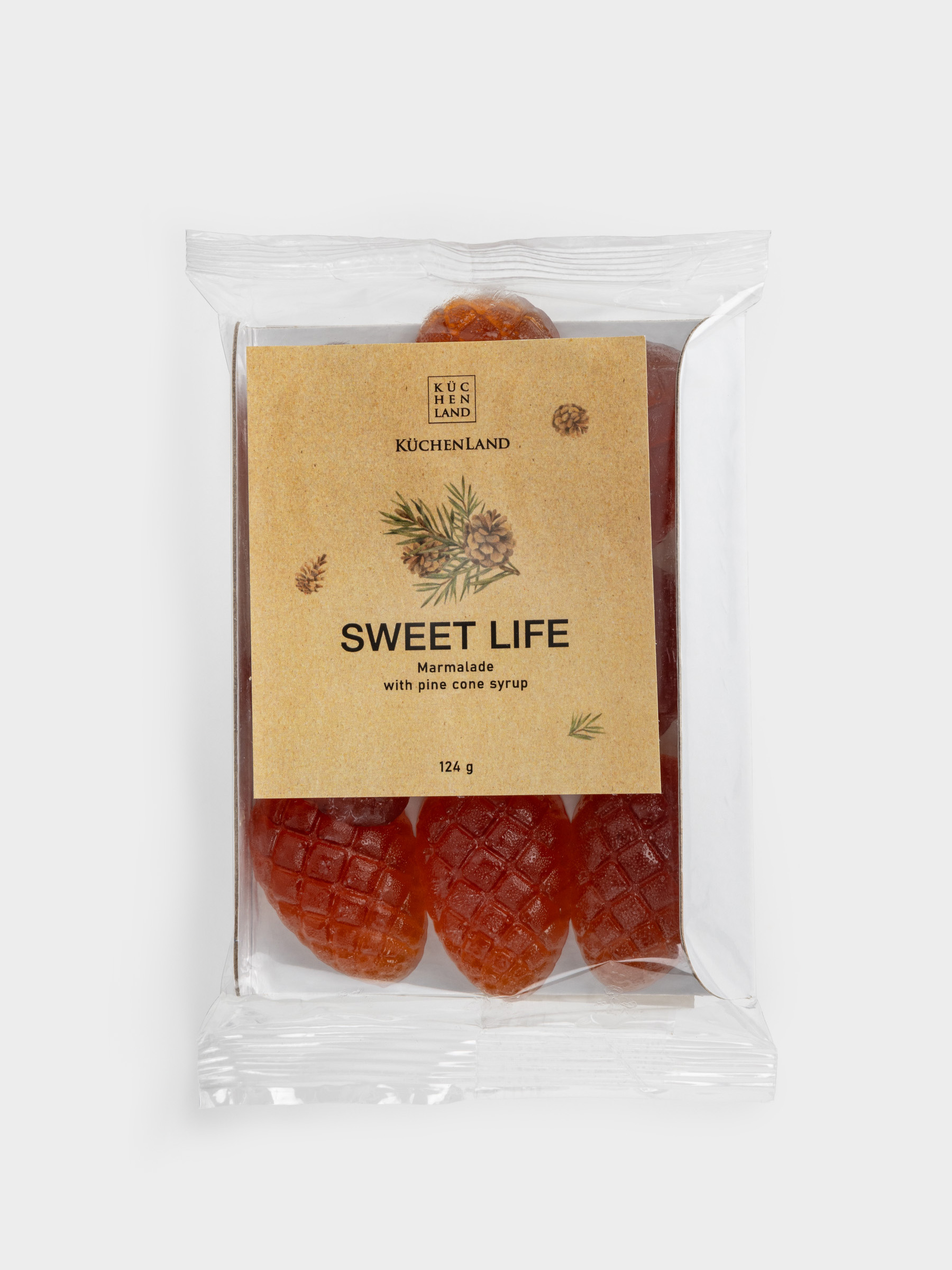 Мармелад, 124 гр, с сосновым сиропом, Sweet life, image-0