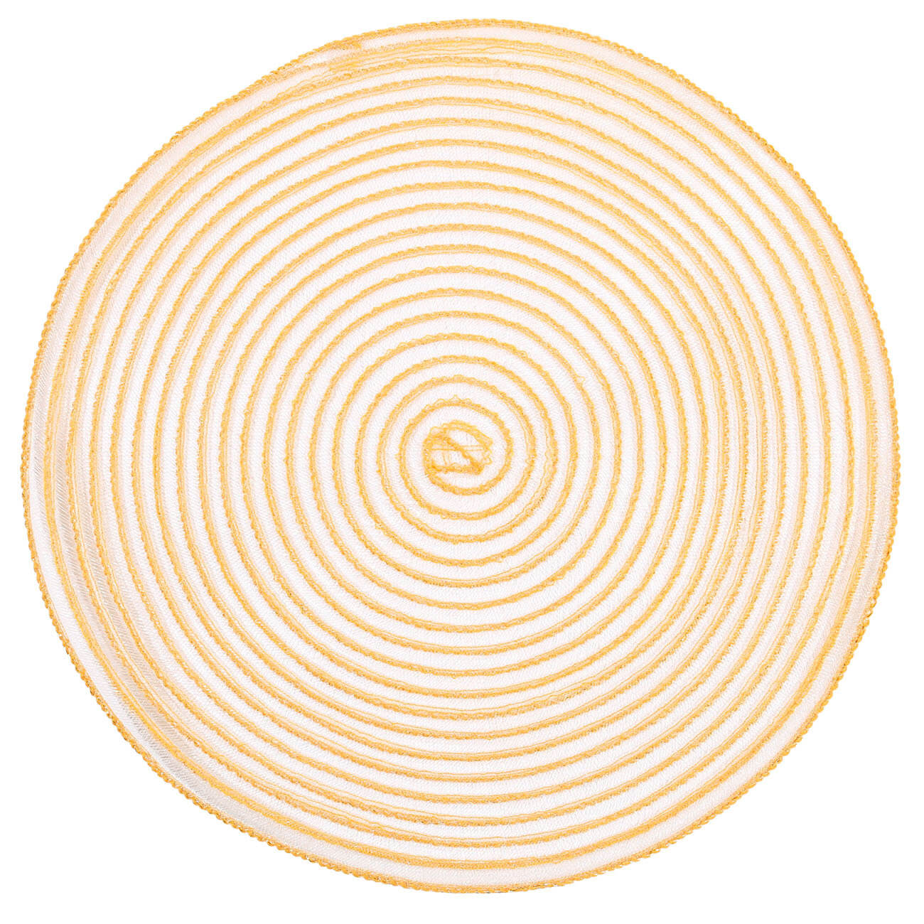 Аспап астындағы майлық, 38 см, полипропилен/ПЭТ, дөңгелек, сарғылт-алтын, Chintz изображение № 1