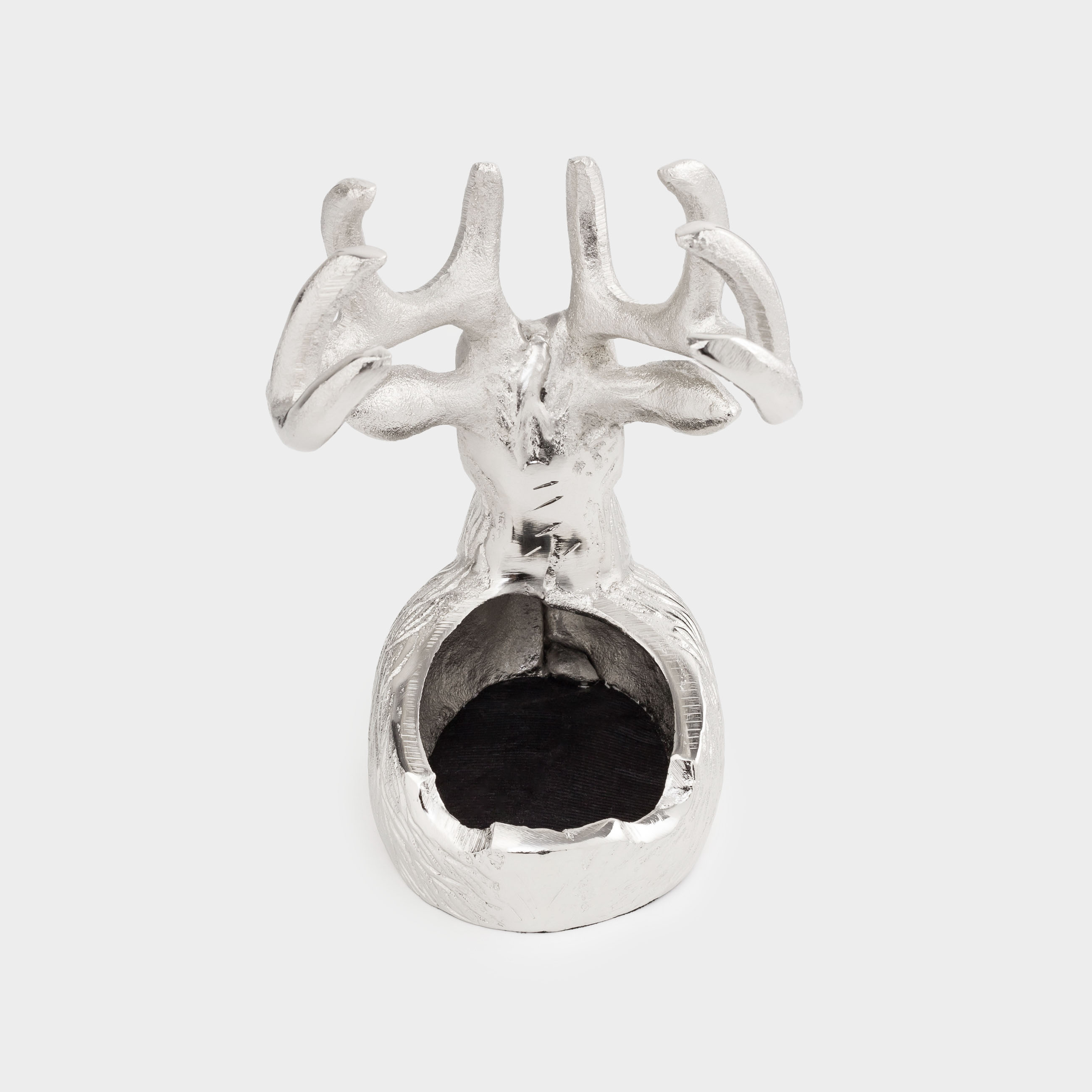 Подставка для бутылки, 20 см, металл, серебристая, Олень, Arctic deer, image-5