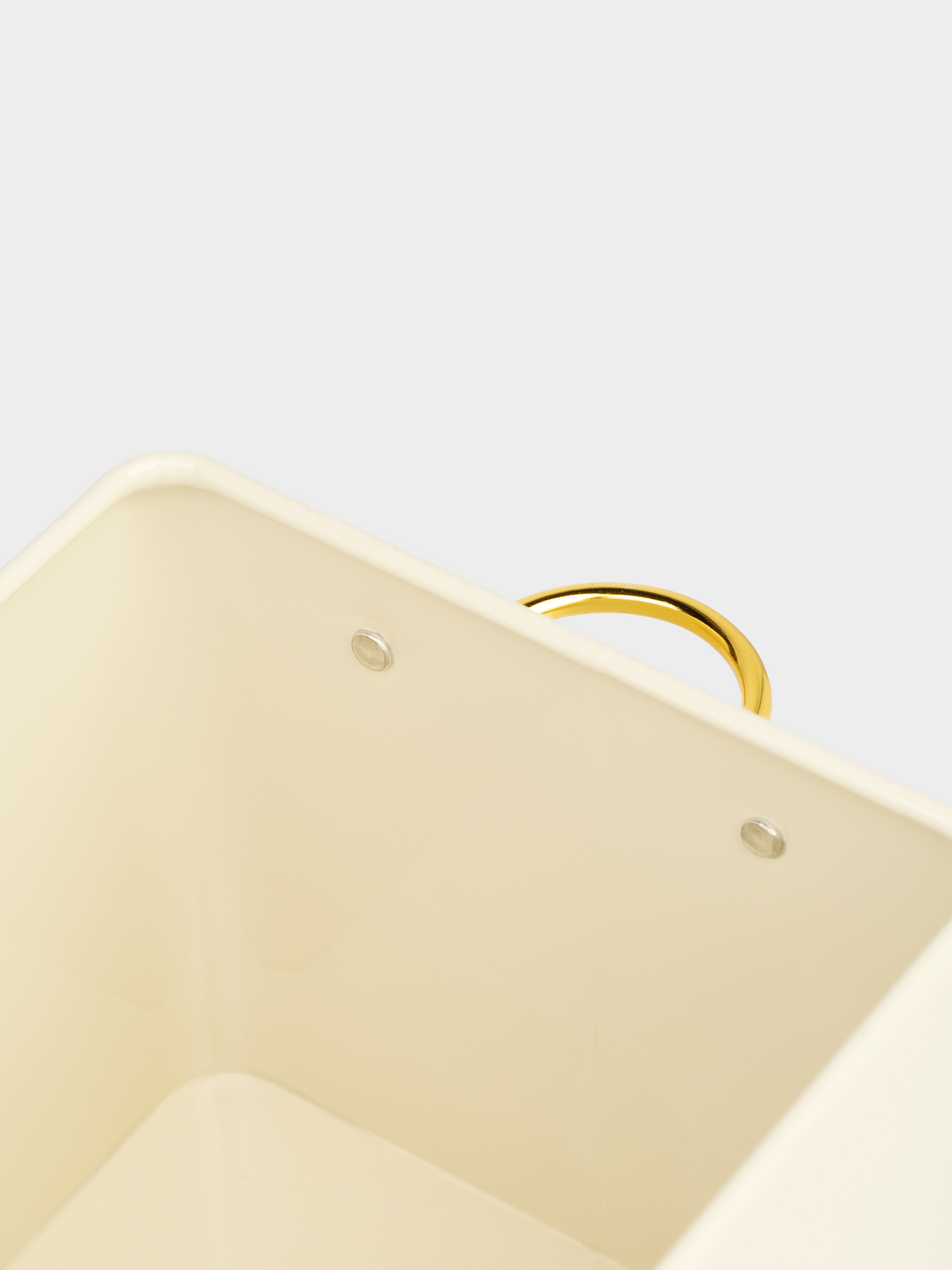 Контейнер для стирального порошка, 4 л, с мерной ложкой, металл, белый, Compact gold, image-5