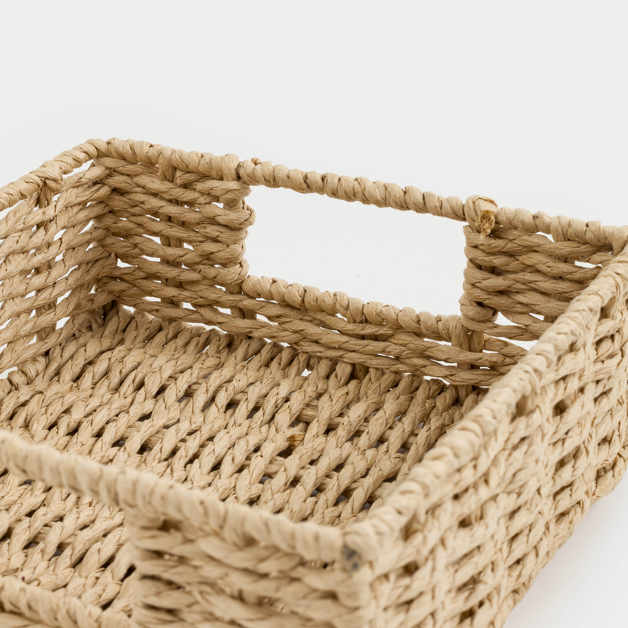 Корзина для салфеток, 18х18 см, плетеная, целлюлоза, квадратная, Braided, image-3