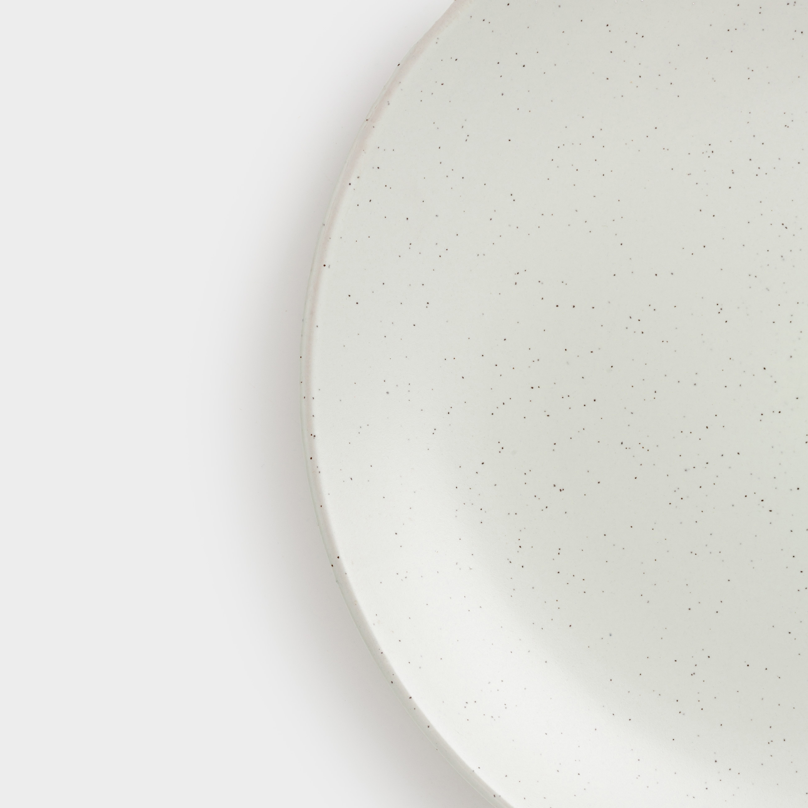 Тарелка закусочная, 21 см, 2 шт, керамика, молочная, в крапинку, Particle, image-5