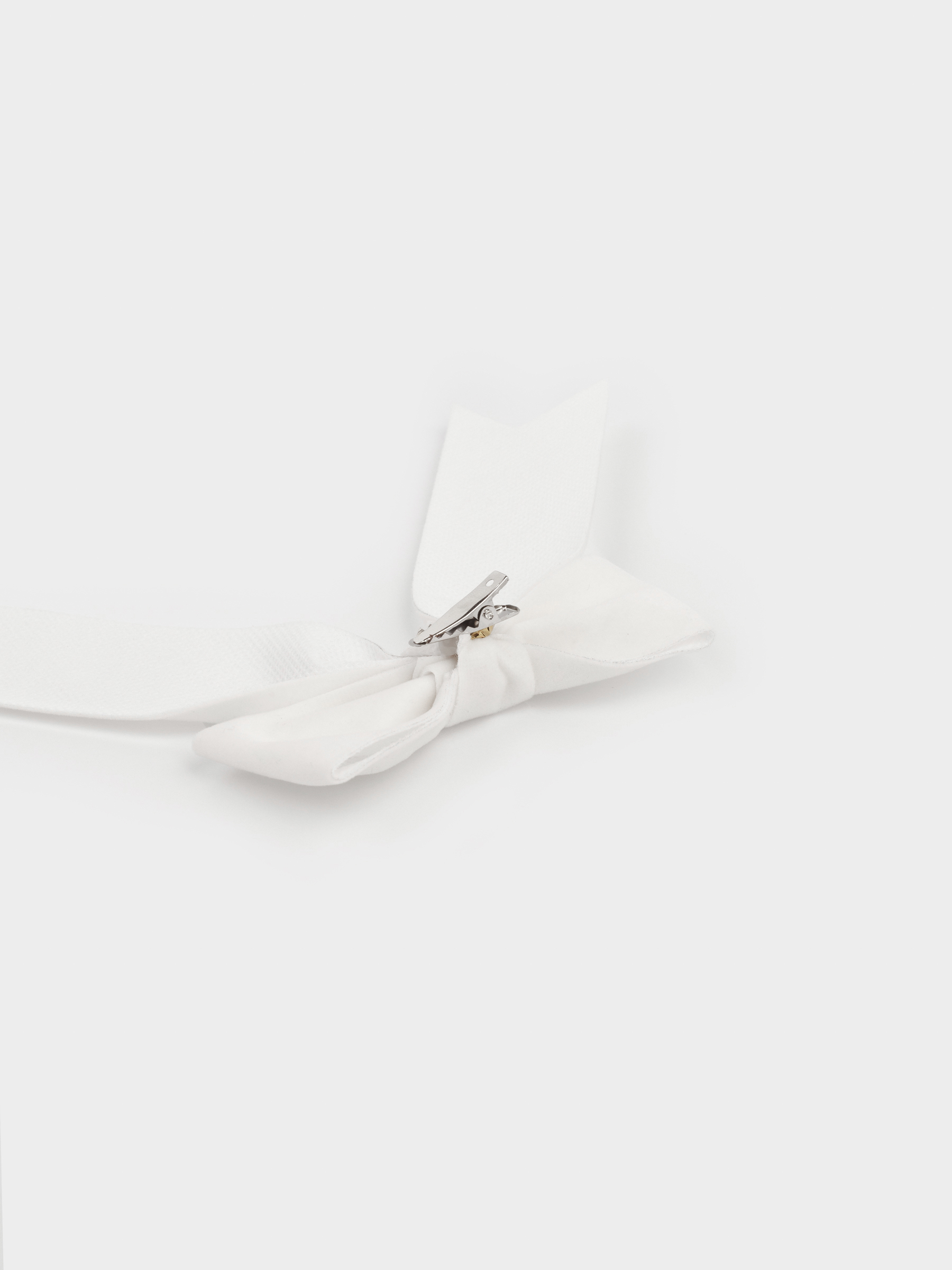 Сәндік әшекей, 15 см, қыстырғышта, полиэстер, түсті, Бантик, Bow velvet, image-3