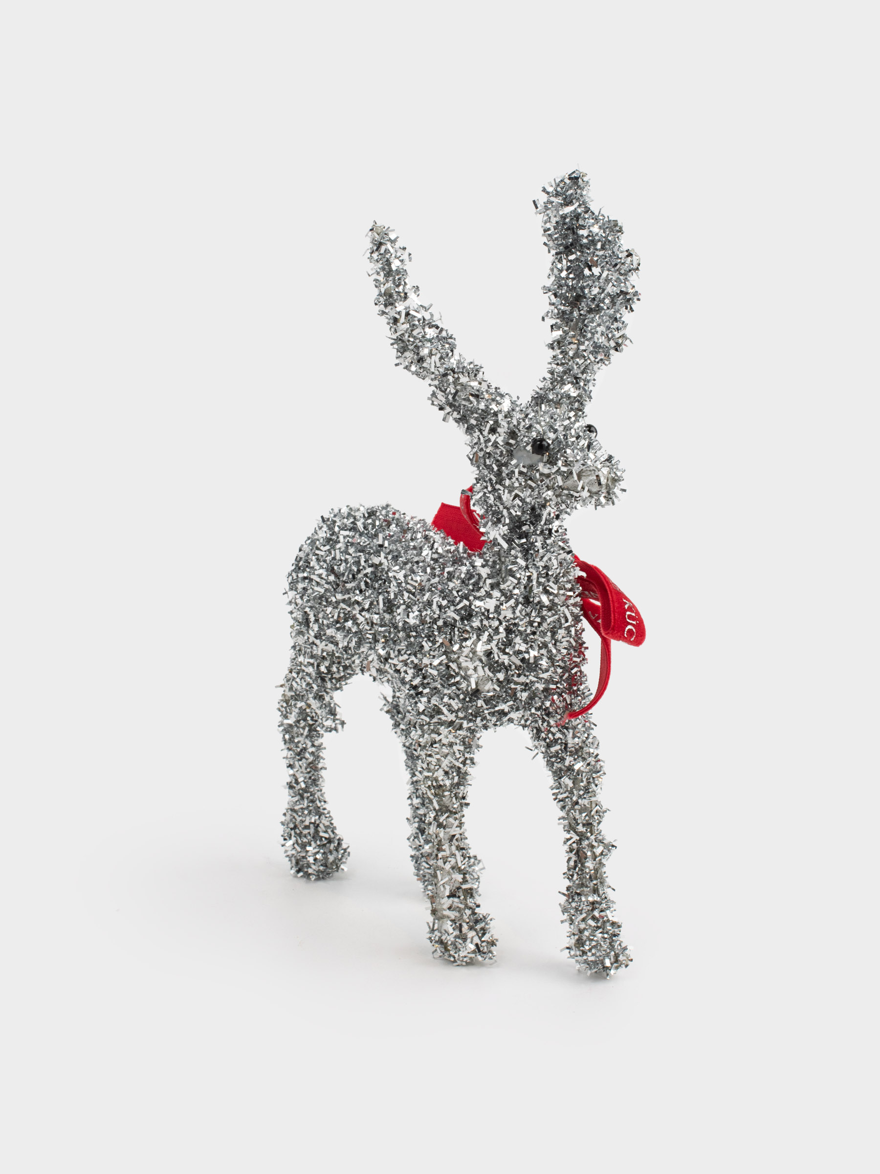 Статуэтка, 23 см, пластик, серебристая, Олень, Deer sparks, image-2