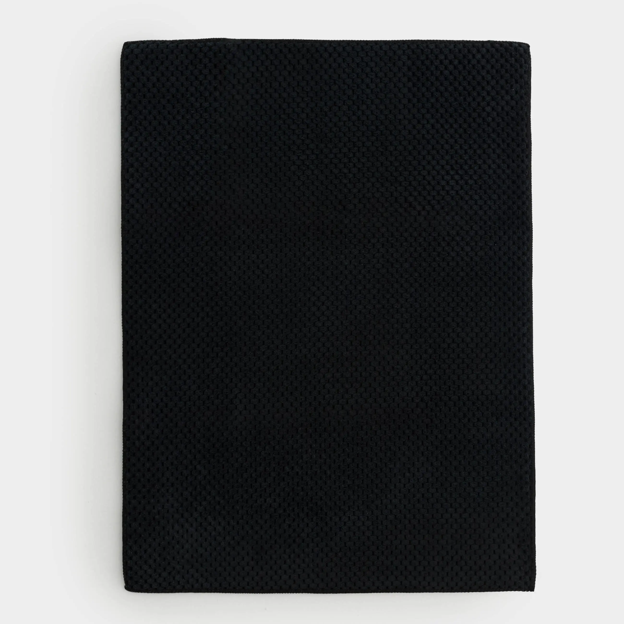 Коврик для сушки посуды, 51х38 см, микрофибра, черный, Black clean