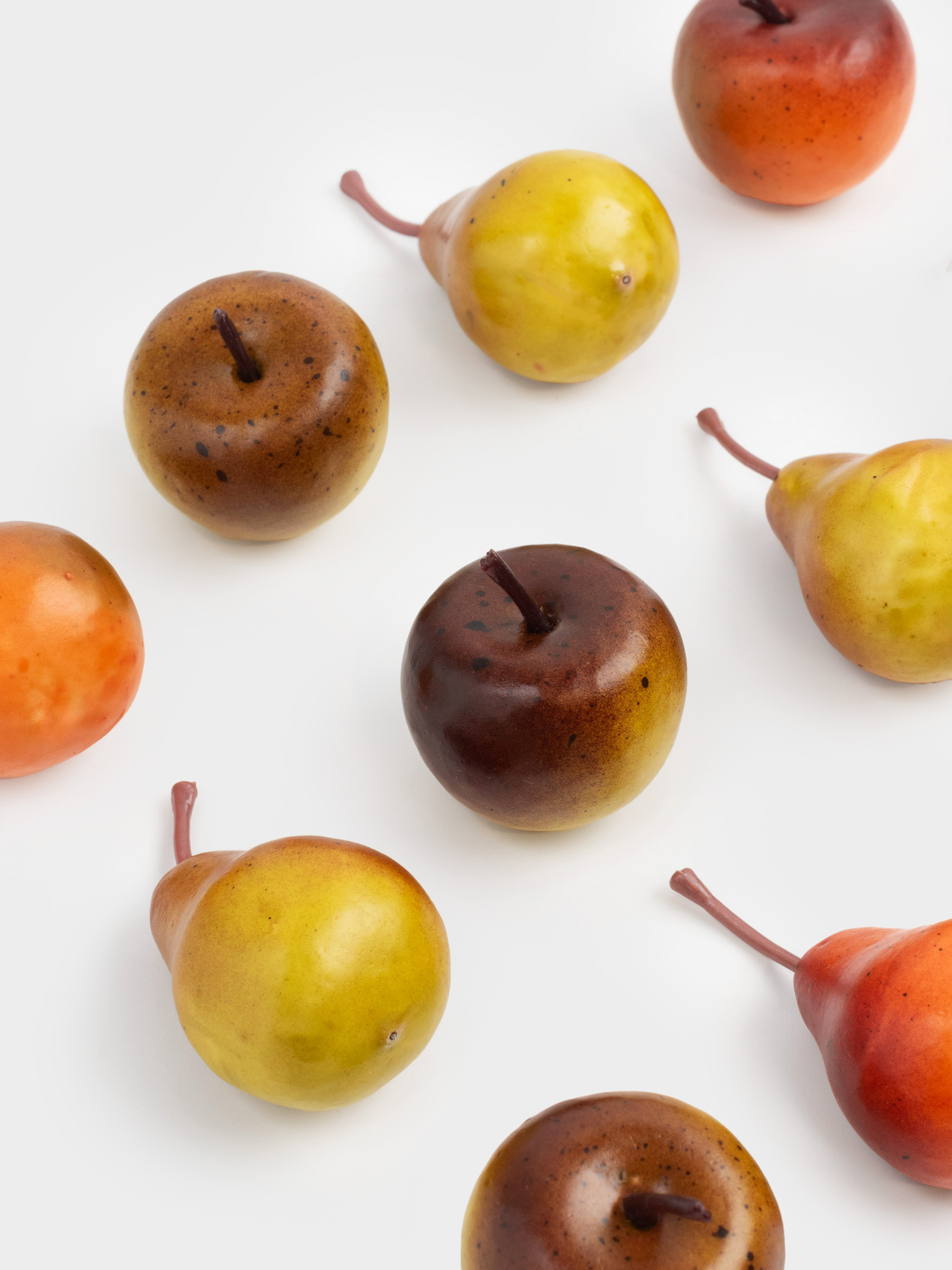 Набор декоративный, 4 см, 12 шт, пенопласт, Яблоко и груша, Fruit decor, image-3