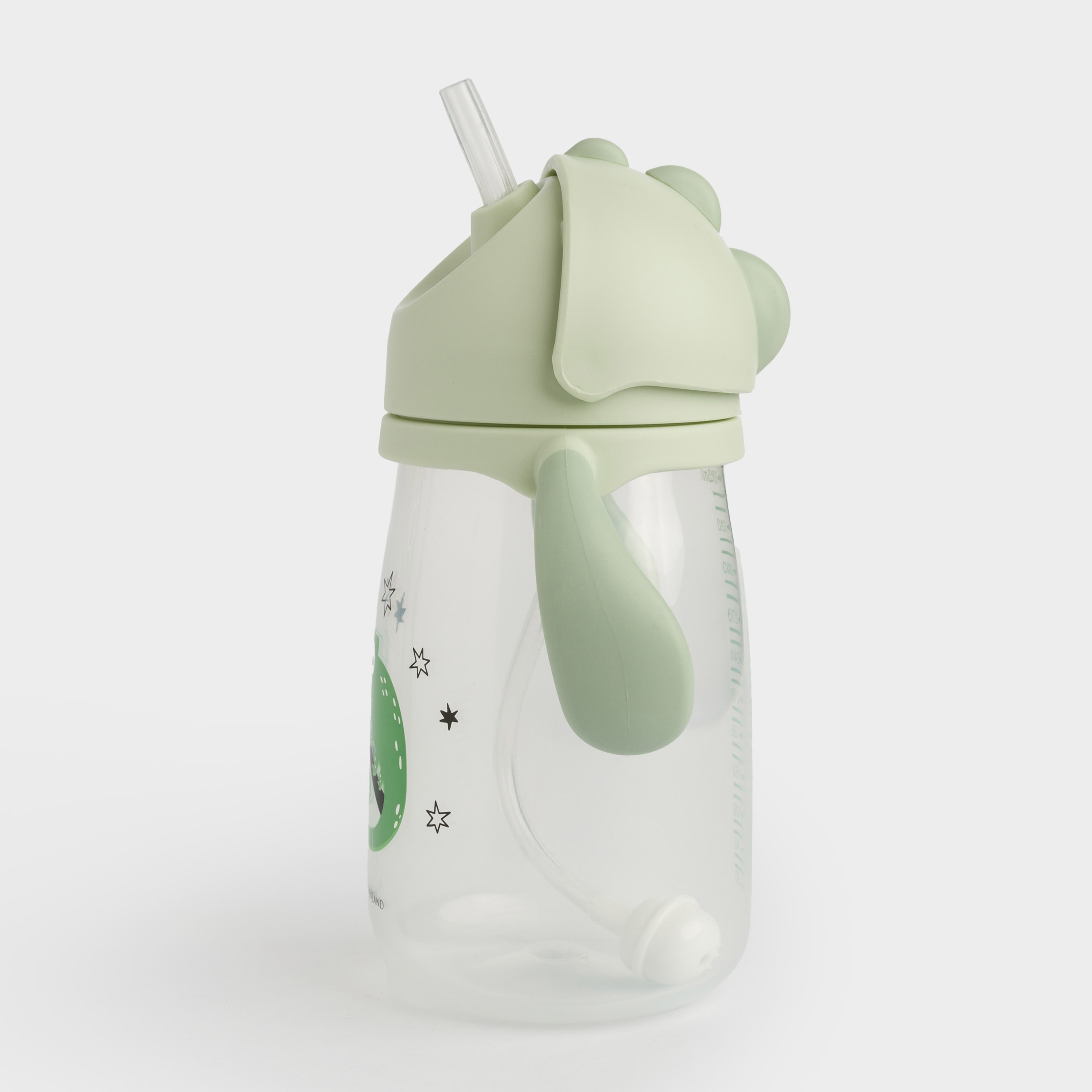 Бутылка-поильник, детская, 360 мл, пластик, зеленая, Хамелеон, Kiddy, image-2