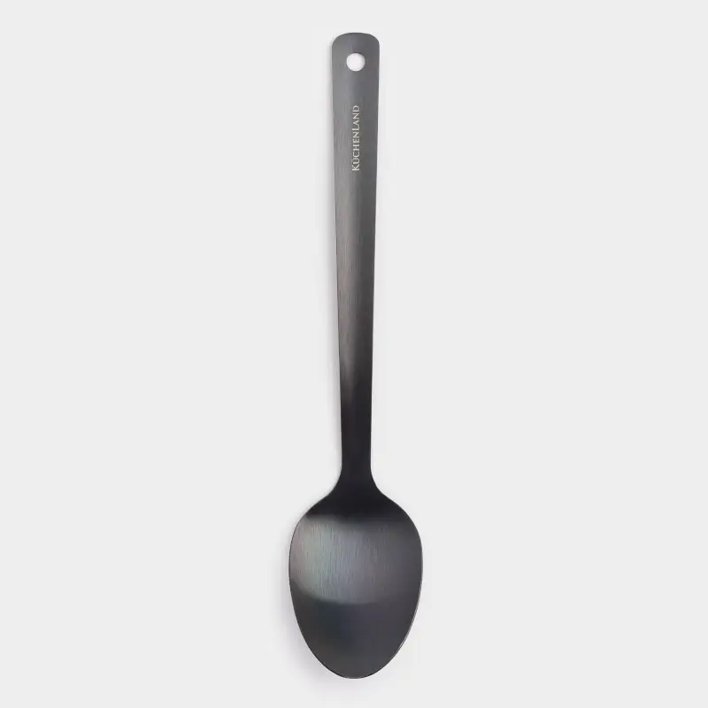 Ложка сервировочная, 34 см, сталь, темно-серая, Titanium, image-0