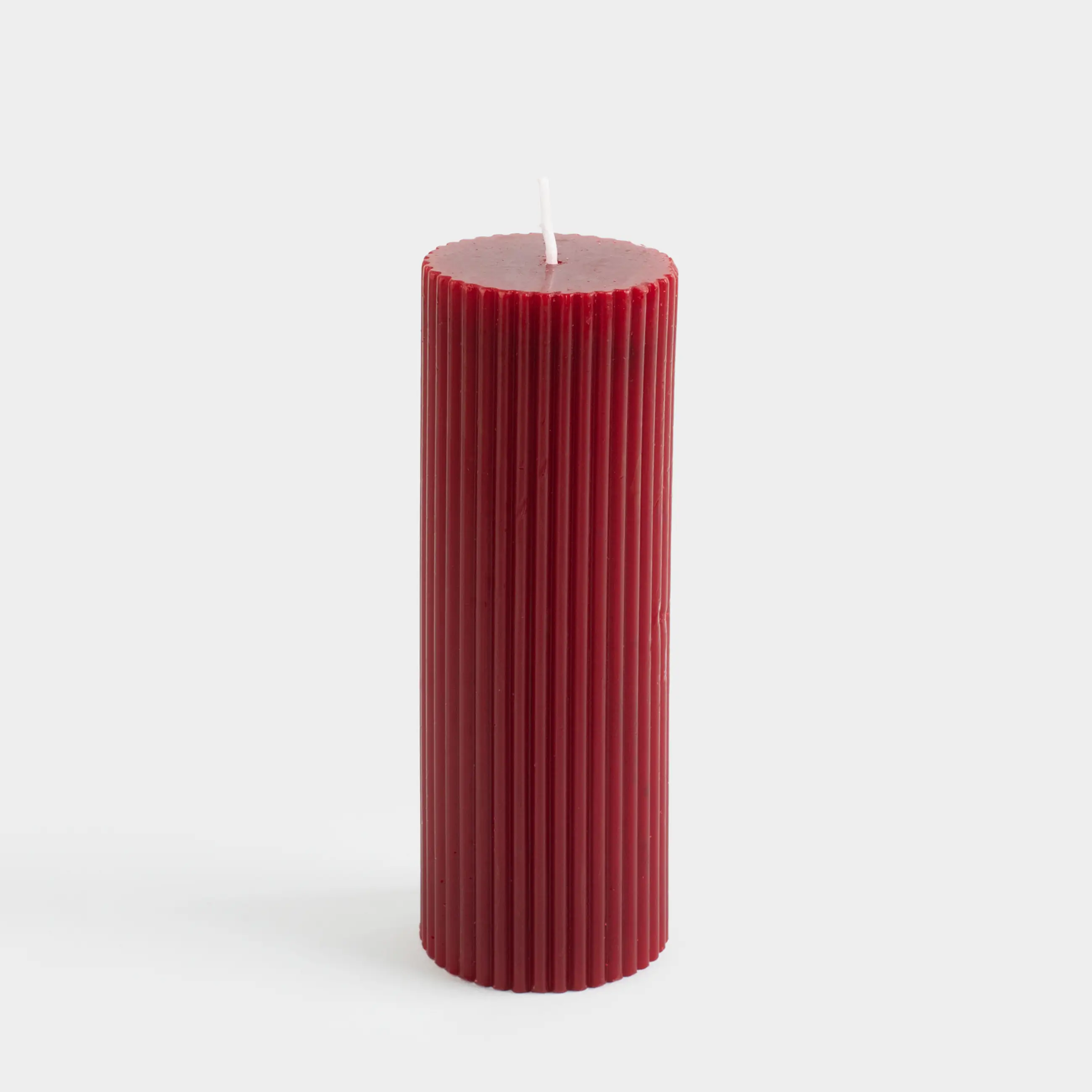 Шам, 5х14 см, цилиндрлік, түс, Ribbed candle