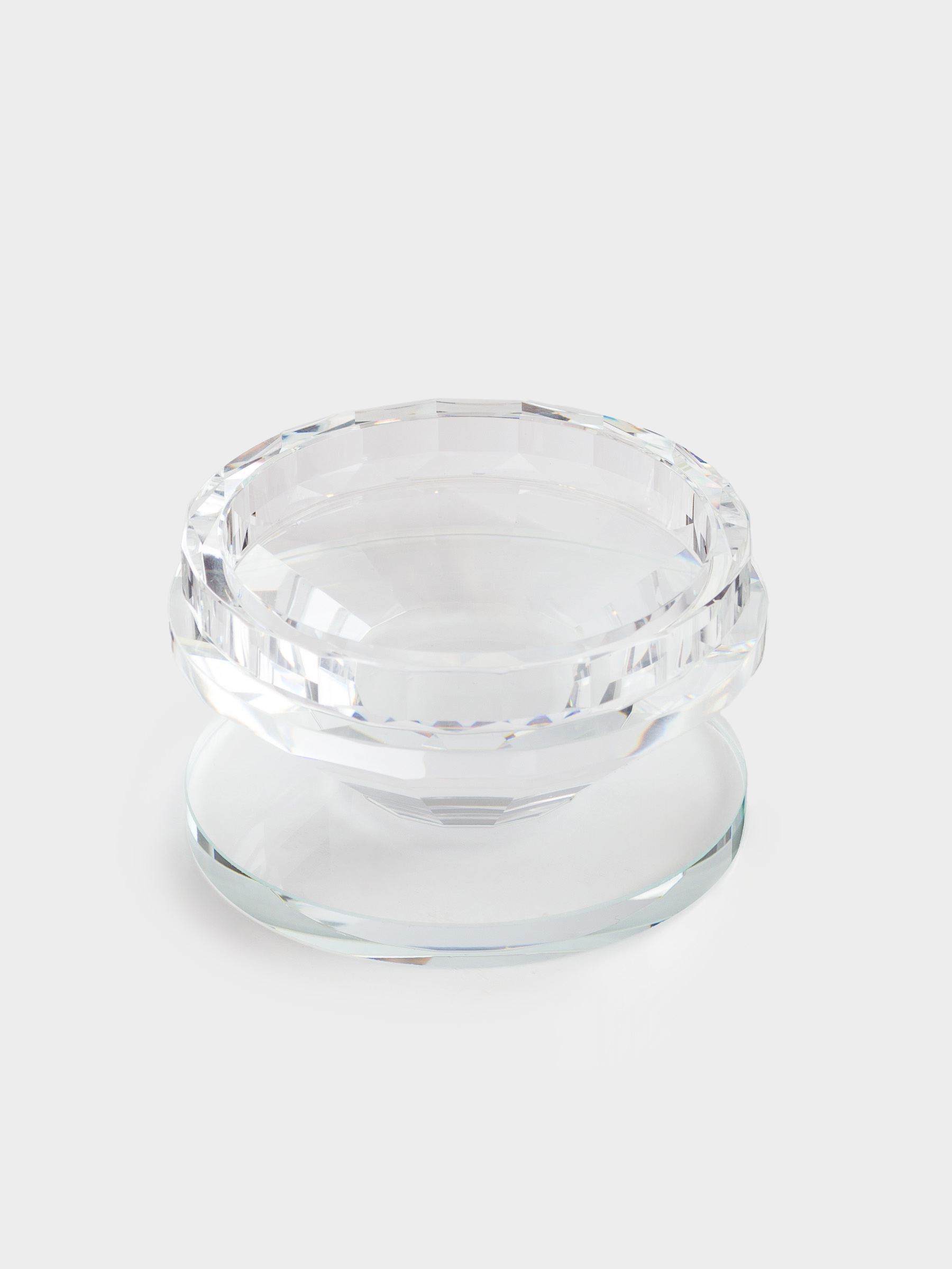Шам ұстағыш, 7х7 см, шай шамына арналған, хрусталь шыны, Lux crystal, image-1