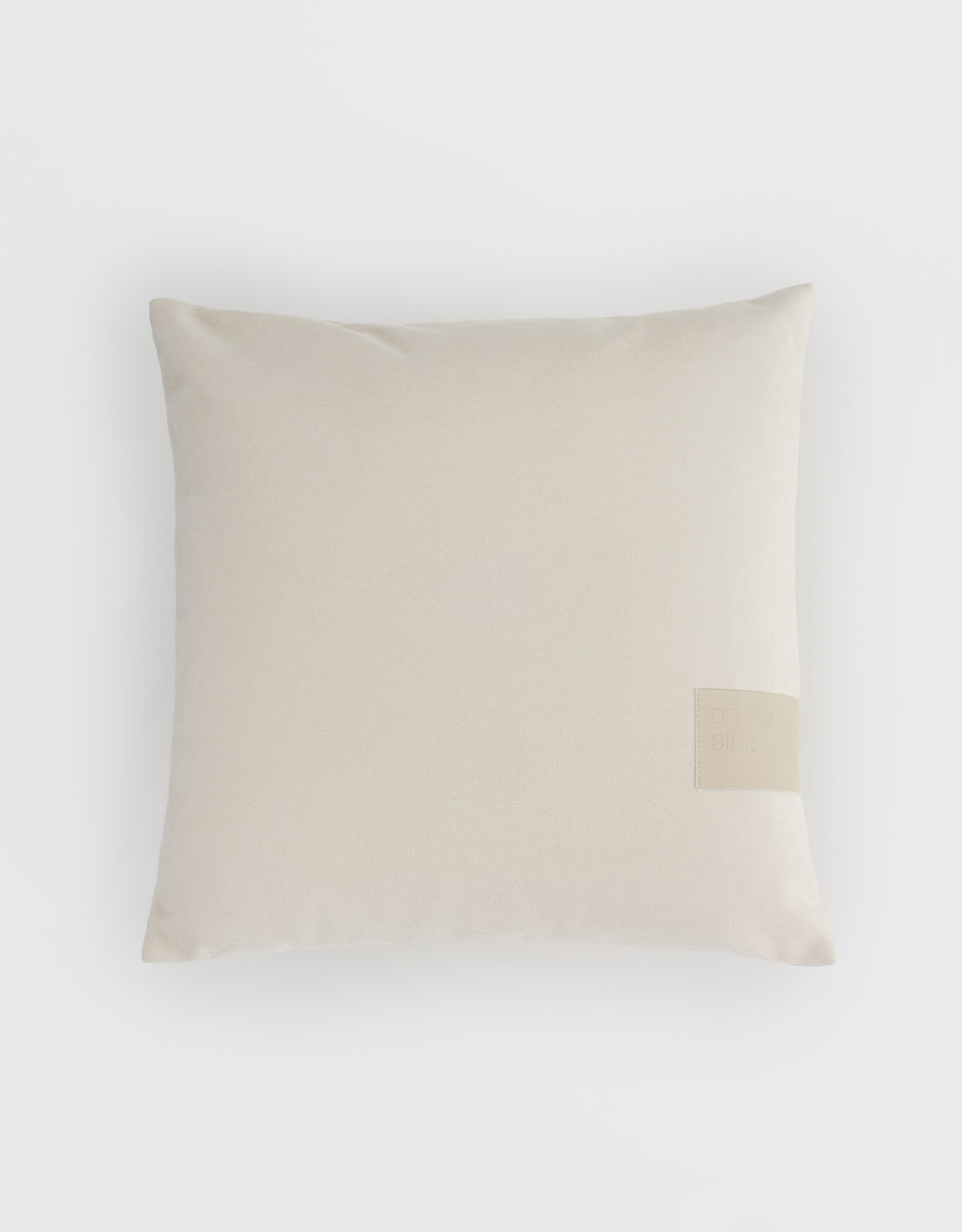 Подушка декоративная, 45х45 см, вельвет, молочная, Silk velvet, image-0