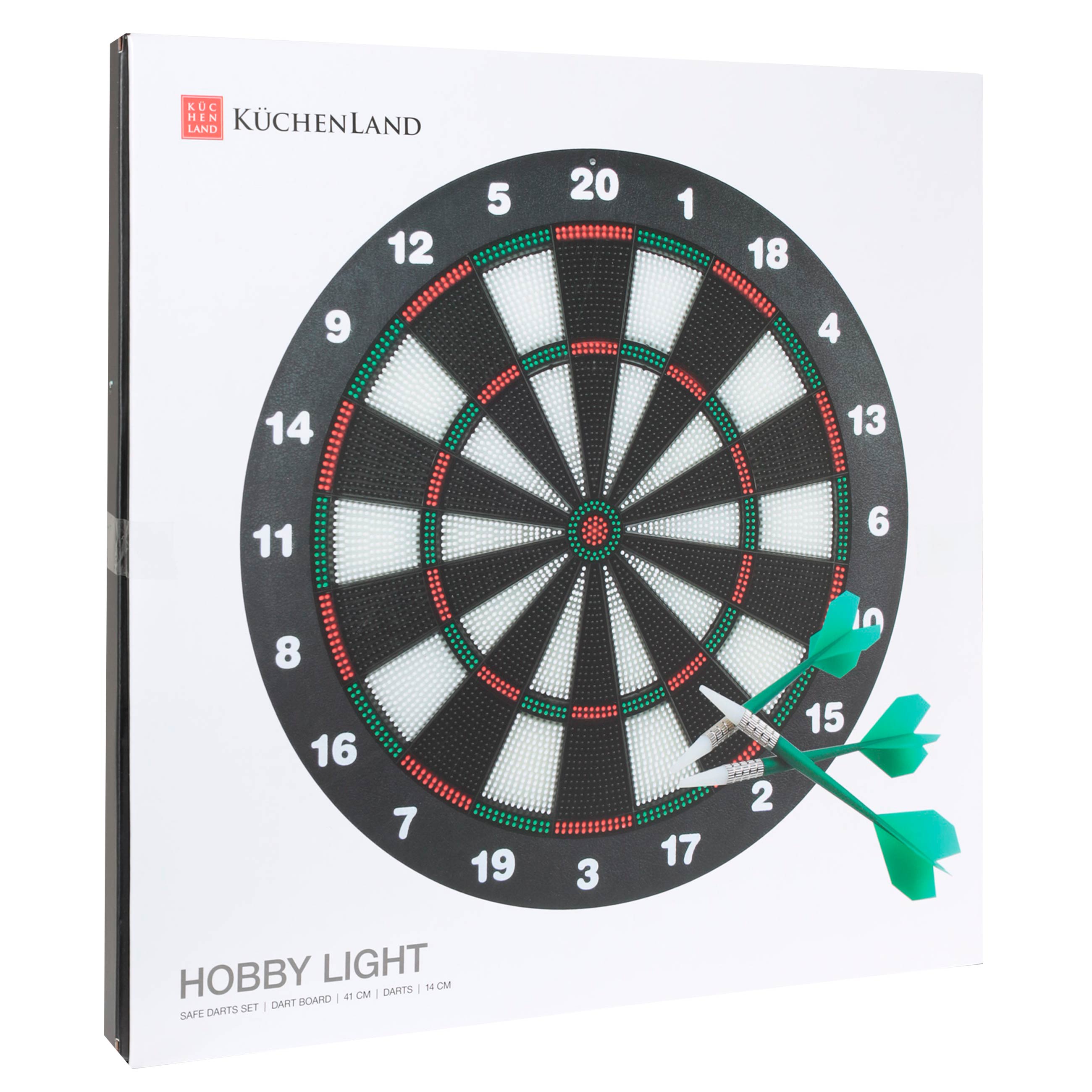 Дартс безопасный, 41 см, пластик/ТПР, Hobby light, image-6