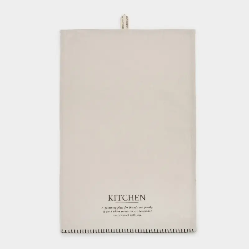 Полотенце кухонное, 40х60 см, хлопок, бежевое, Kitchen, Course ,image-0