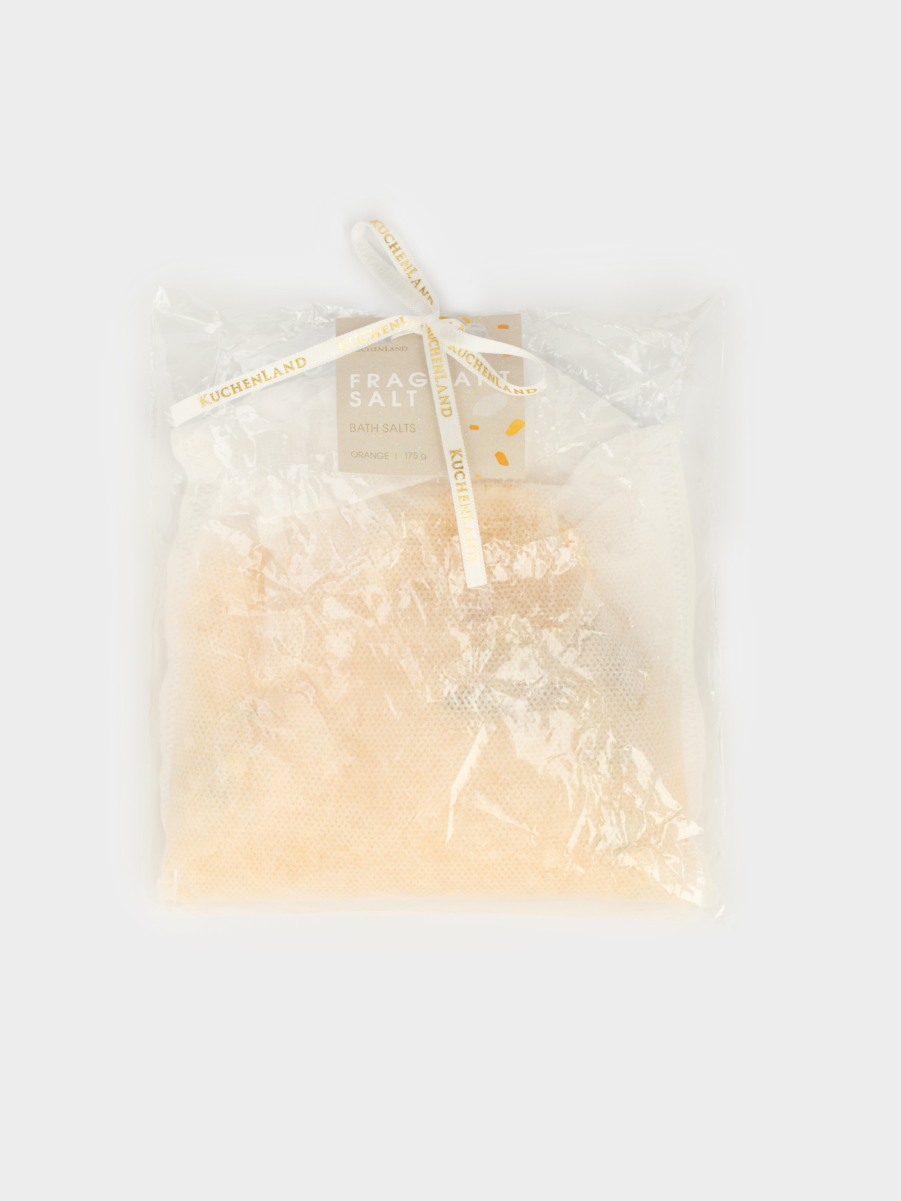 Соль для ванны, 175 гр, оранжевая, в мешочке, с долькой апельсина, Апельсин, Fragrant salt, image-3