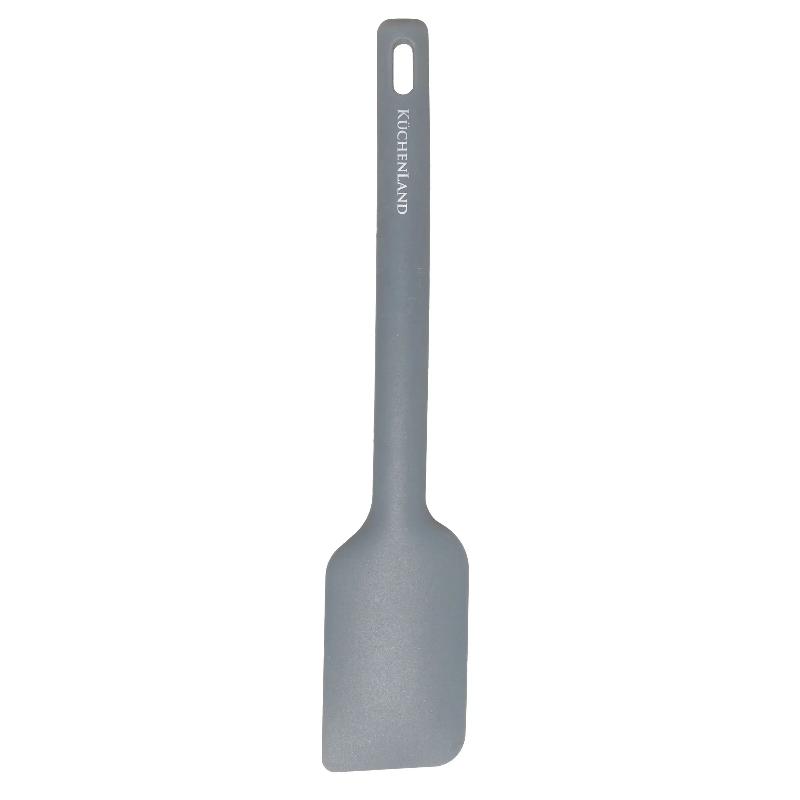Лопатка-шпатель, 28 см, силикон, серая, Grey steel, image-0