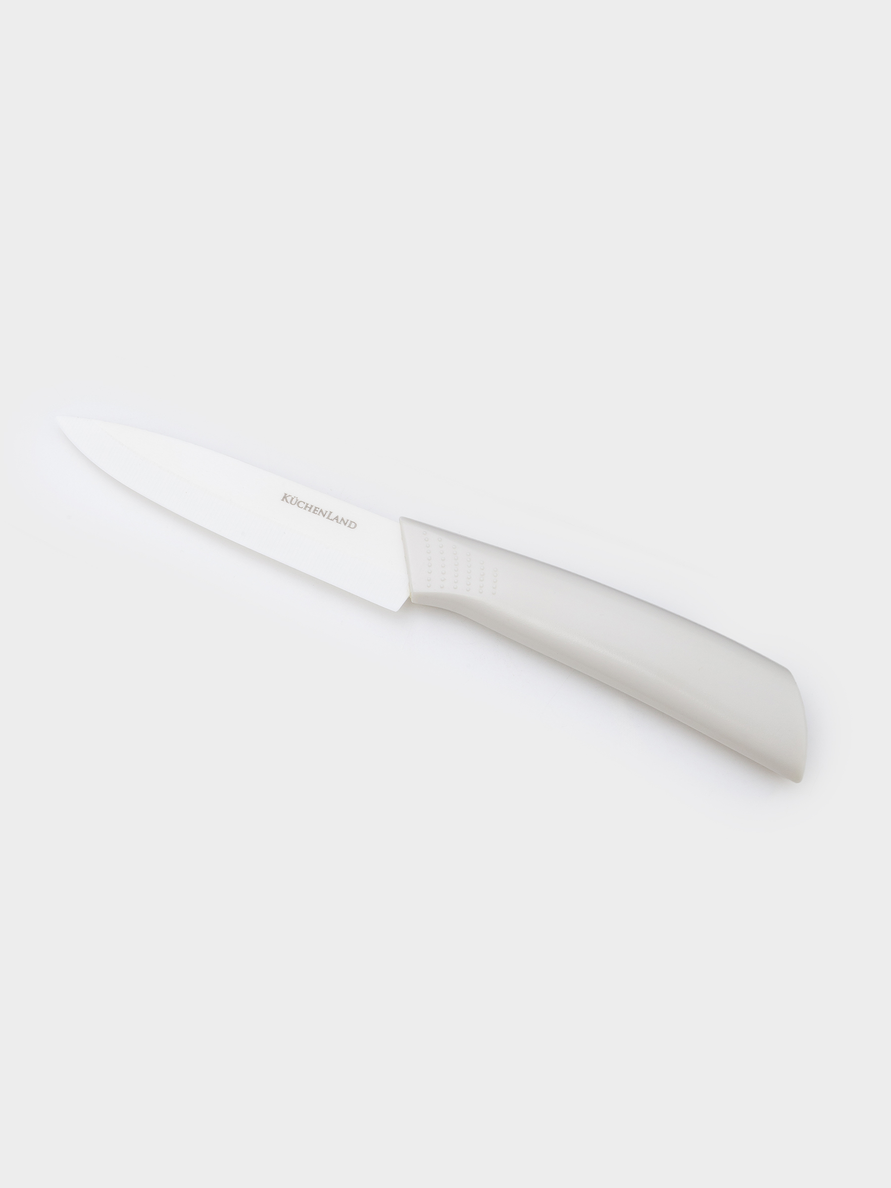 Нож для чистки овощей, 10 см, с чехлом, керамика/пластик, молочный, Regular, image-3
