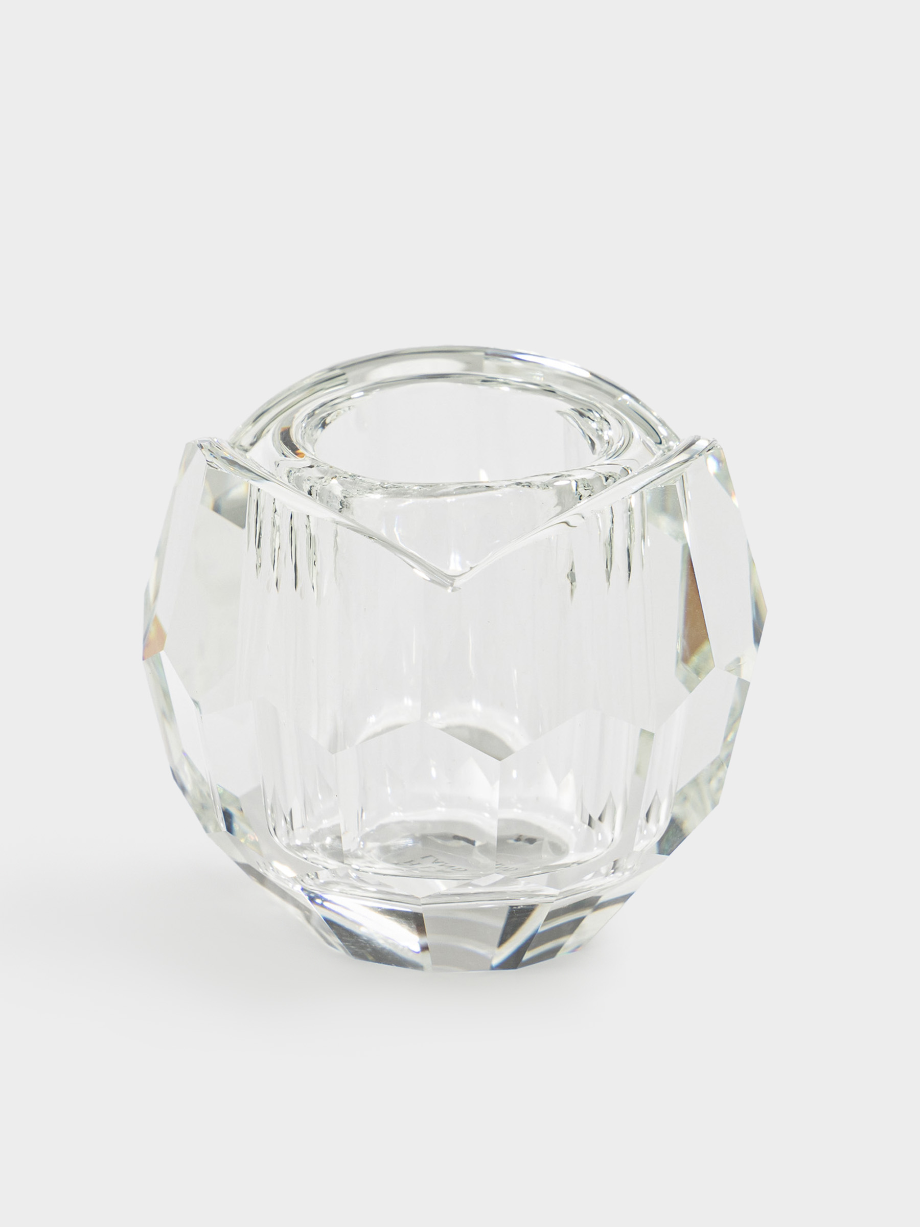 Шам ұстағыш, 4 см, шай шамына арналған, хрусталь шыны, Lux crystal, image-0