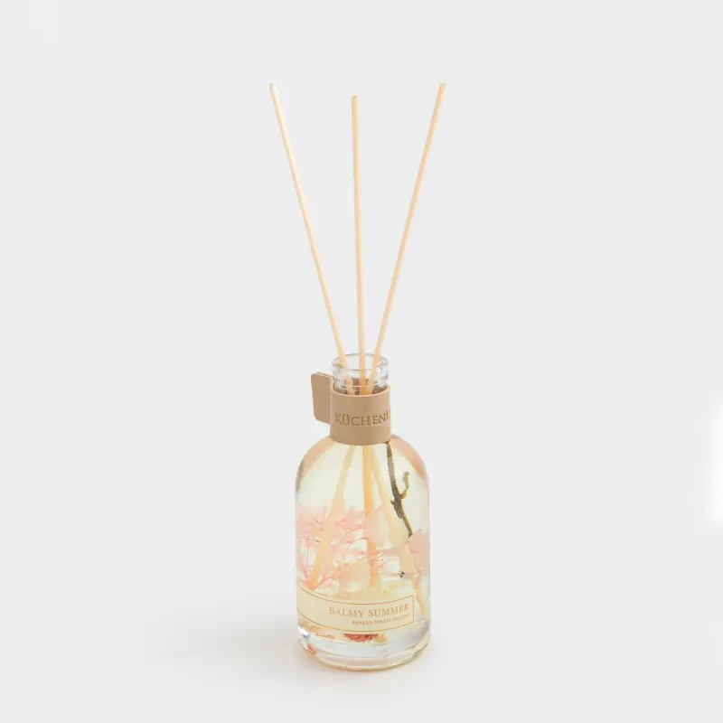 Ароматический диффузор, 250 мл, с сухоцветами, Bamboo forest drizzle, Balmy summer ,image-0