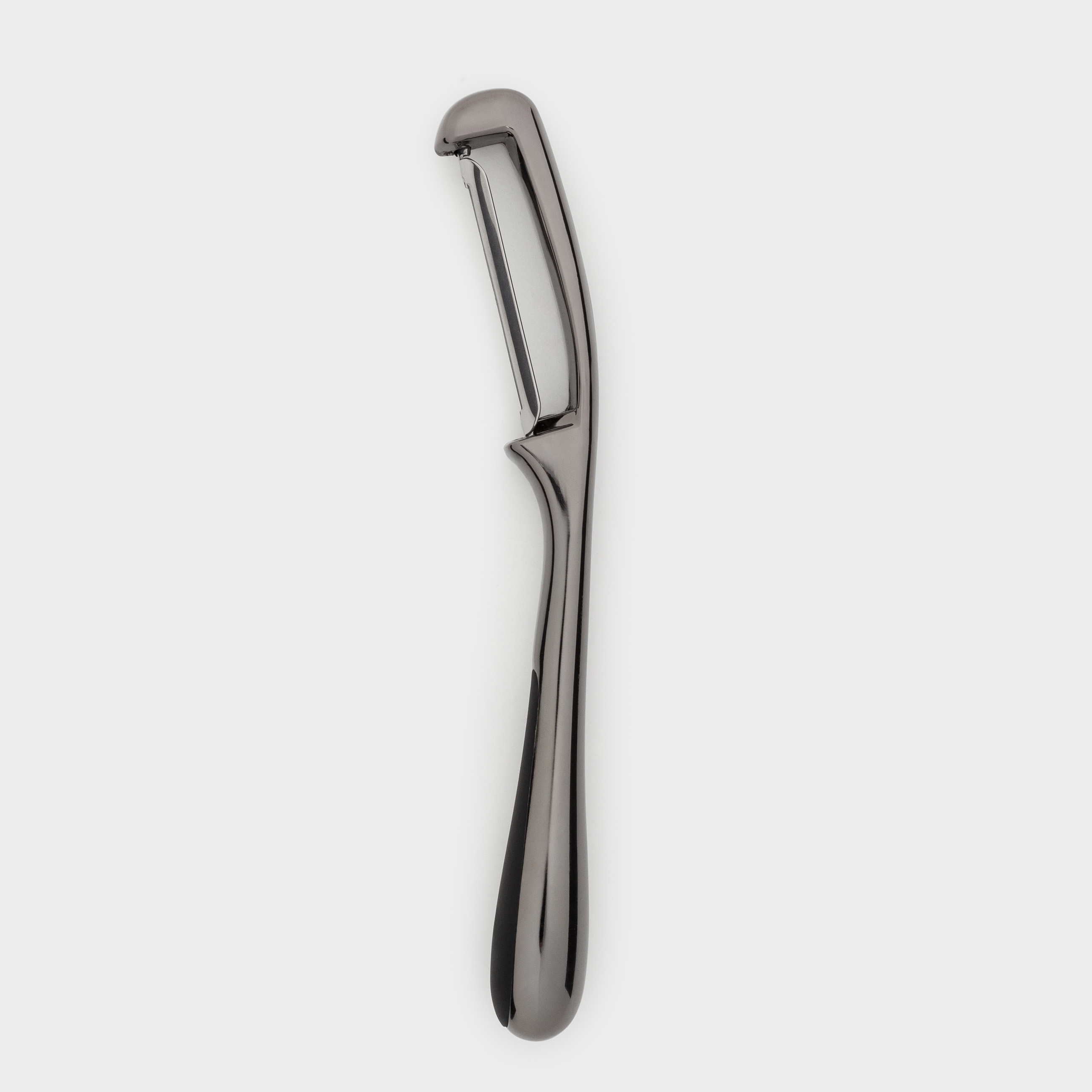 Овощечистка, 17 см, металл/пластик, темно-серая, Titanium, image-2