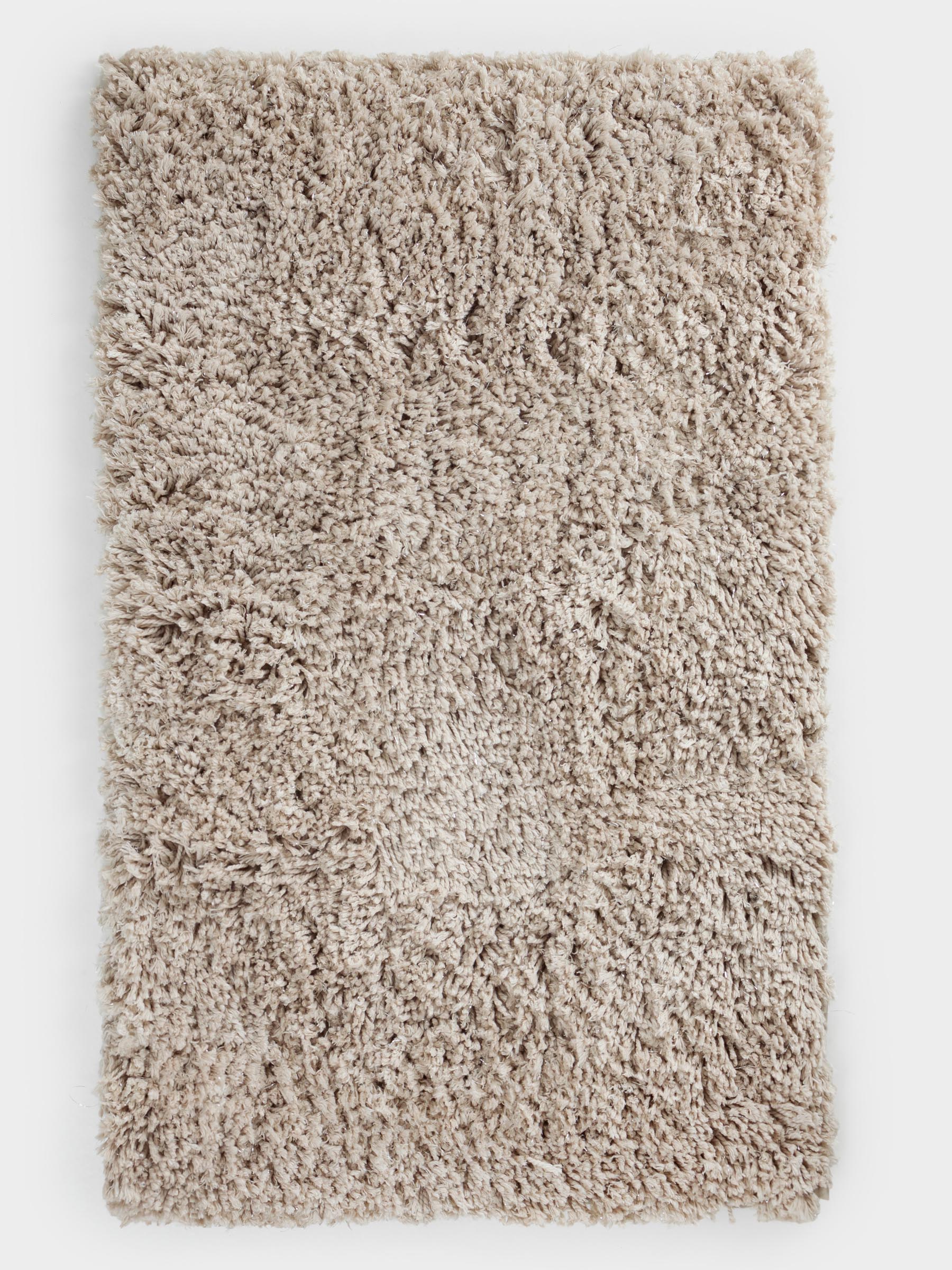Коврик для ванной комнаты, 50x80/50x50 см, 2 шт, противоскользящий, полиэстер, песочный, Spark, image-1