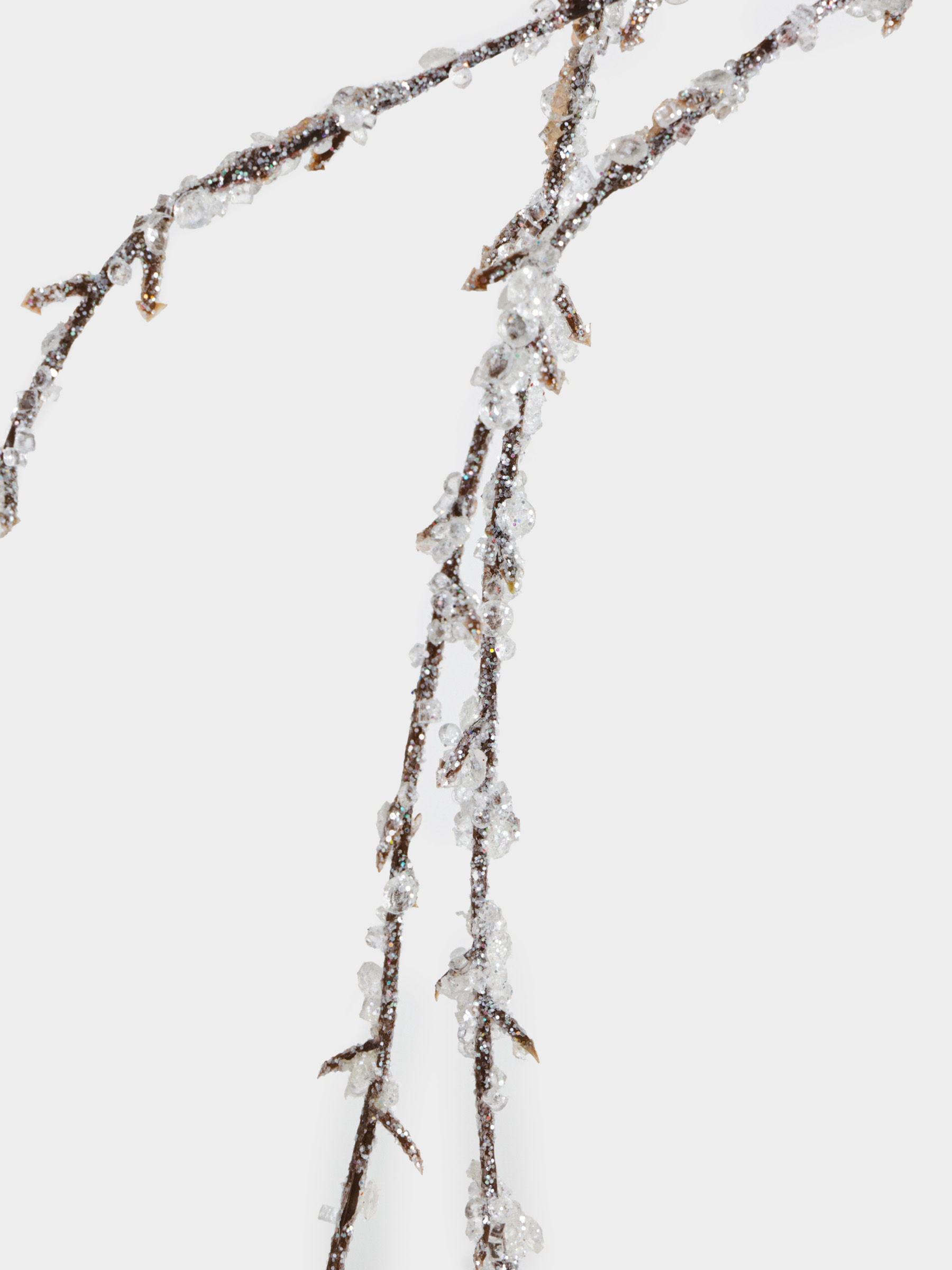 Ветка декоративная, 65 cм, акрил/металл, Ледяная ветка, Crystal decor, image-2