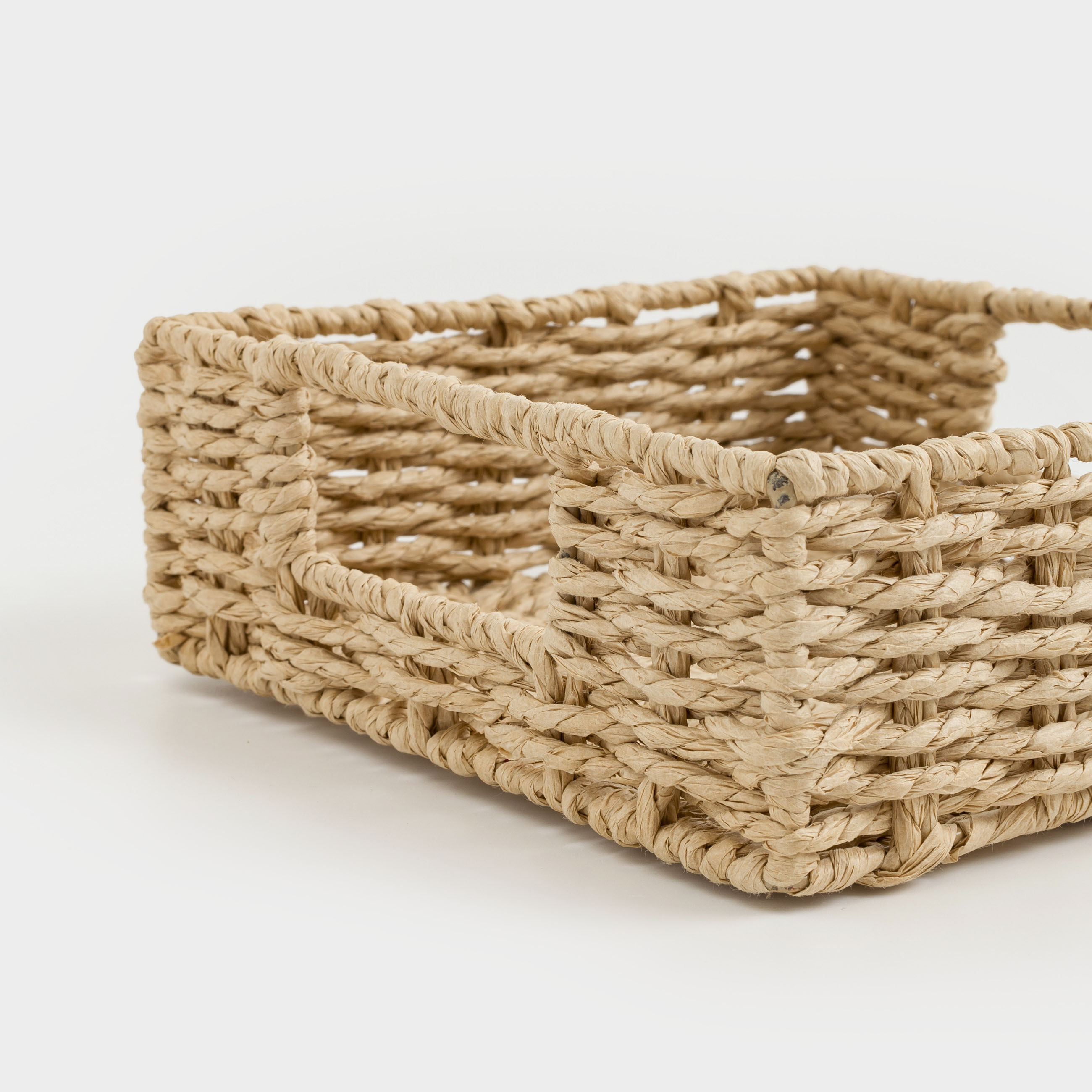 Корзина для салфеток, 18х18 см, плетеная, целлюлоза, квадратная, Braided, image-2