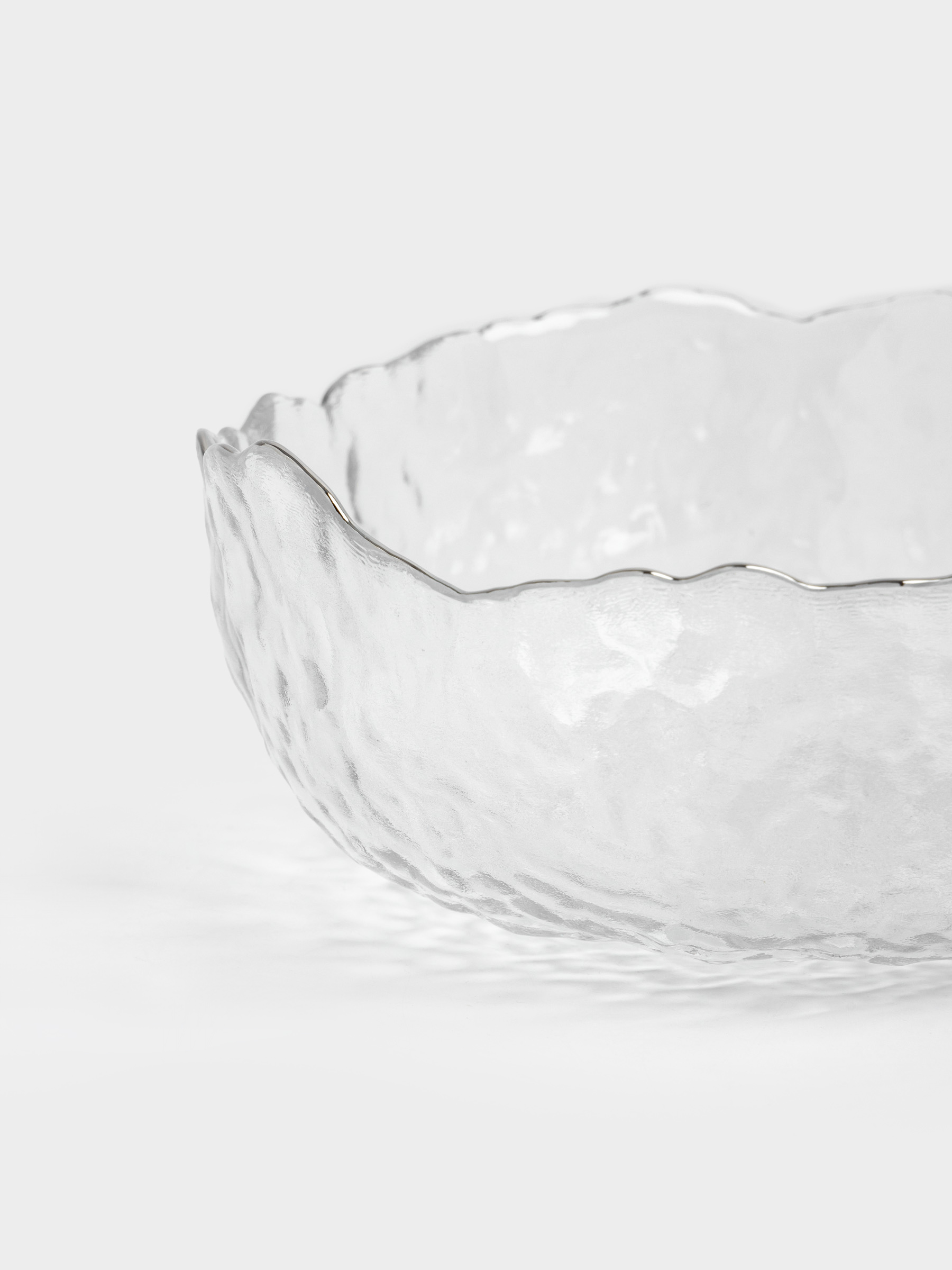 Кесе, 13х6 см, шыны, күміс жиектері бар, Nautilus silver, image-3