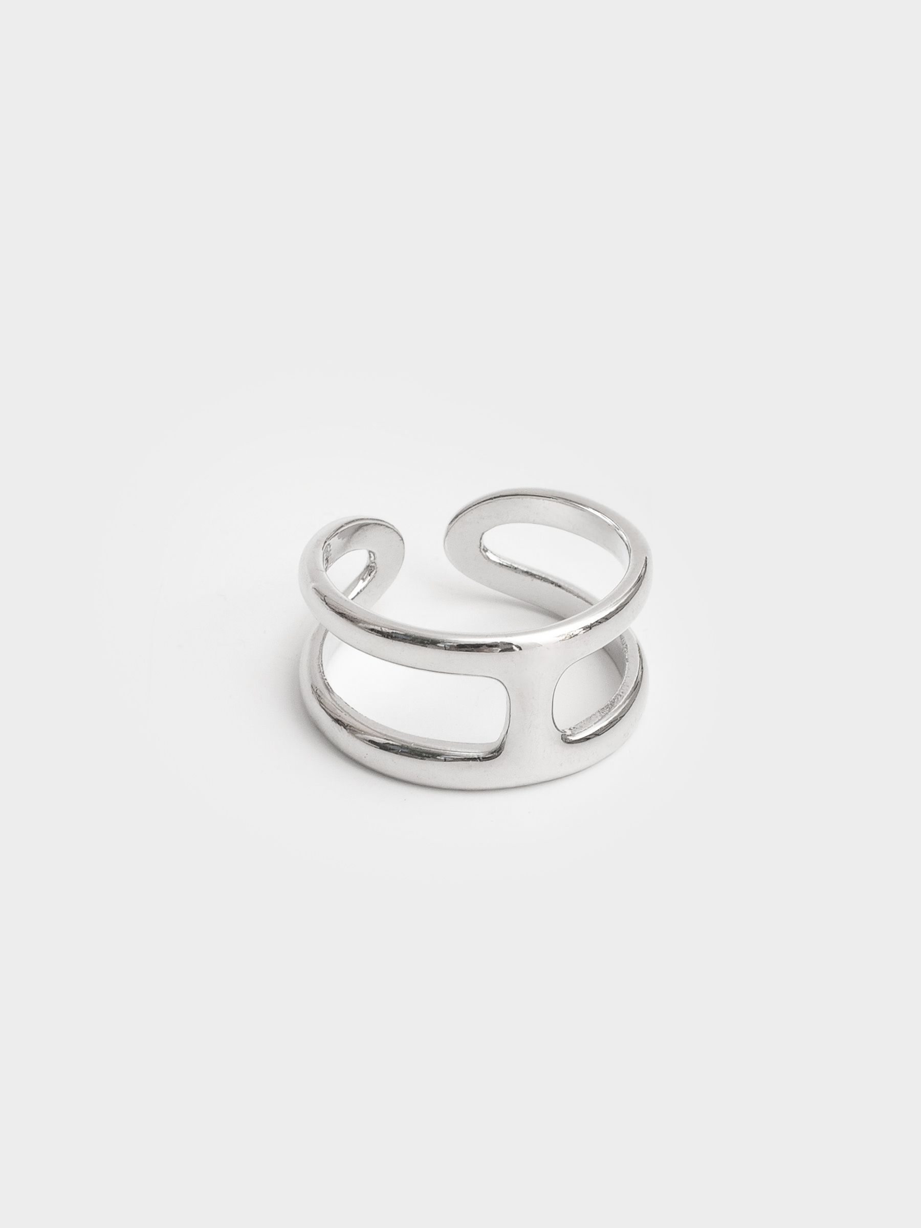 Сақина, 2 см, бірыңғай өлшем, металл, күміс, Jewelry, image-2