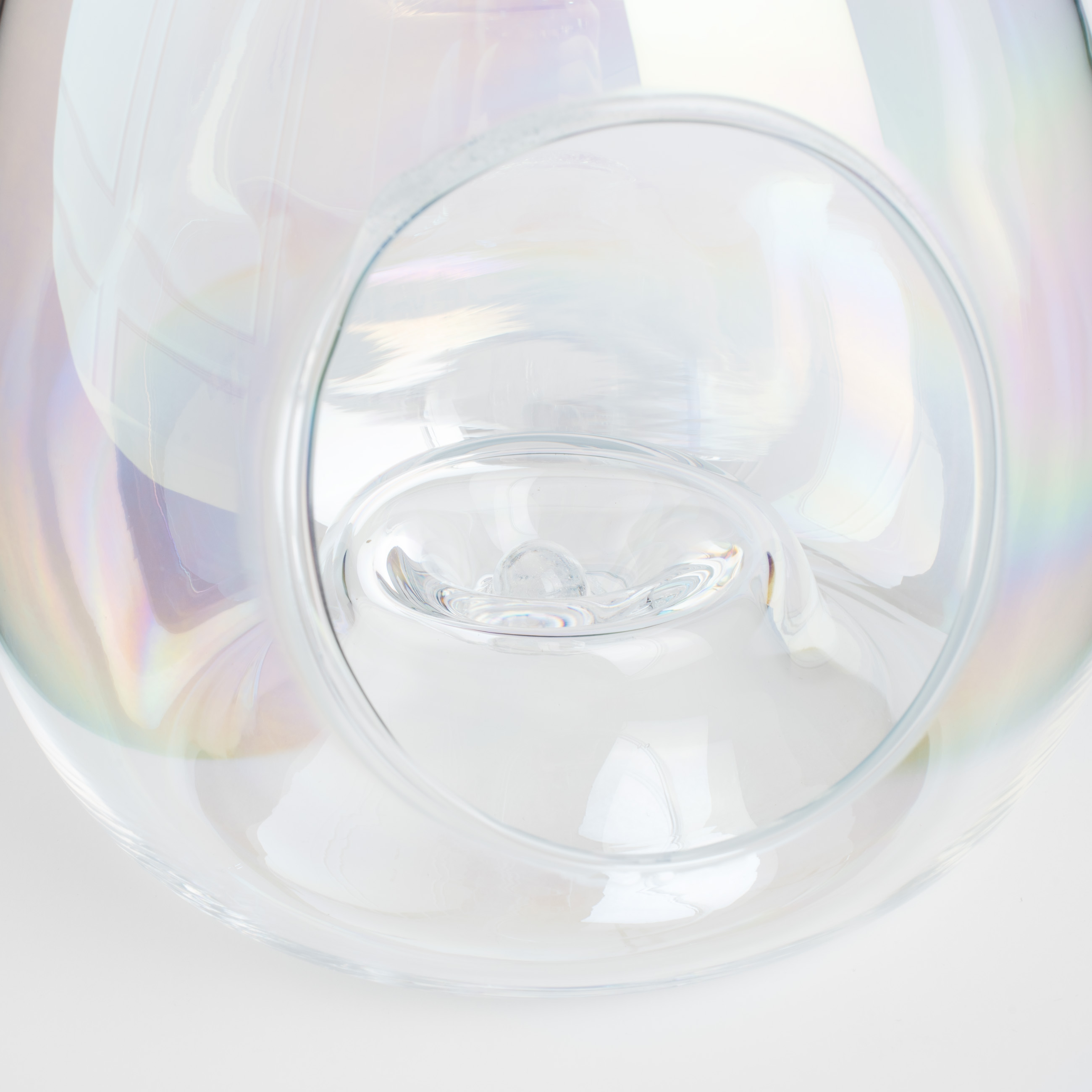 Конфетница, 17х23 см, стекло, перламутр, Яйцо, Clear polar, image-4