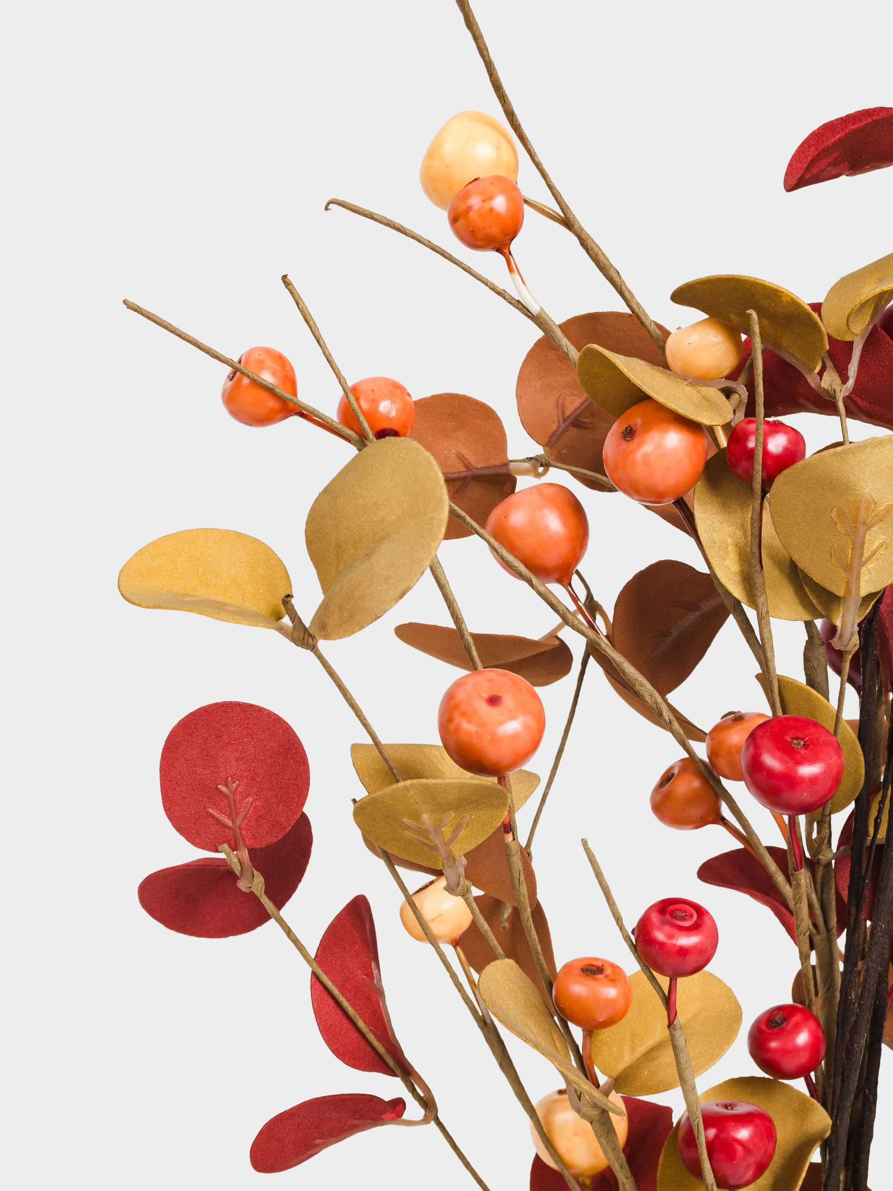 Сәндік бұтақ, 84 см, пластик/қағаз, Күзгі жидектер, Forest symphony decor, image-4