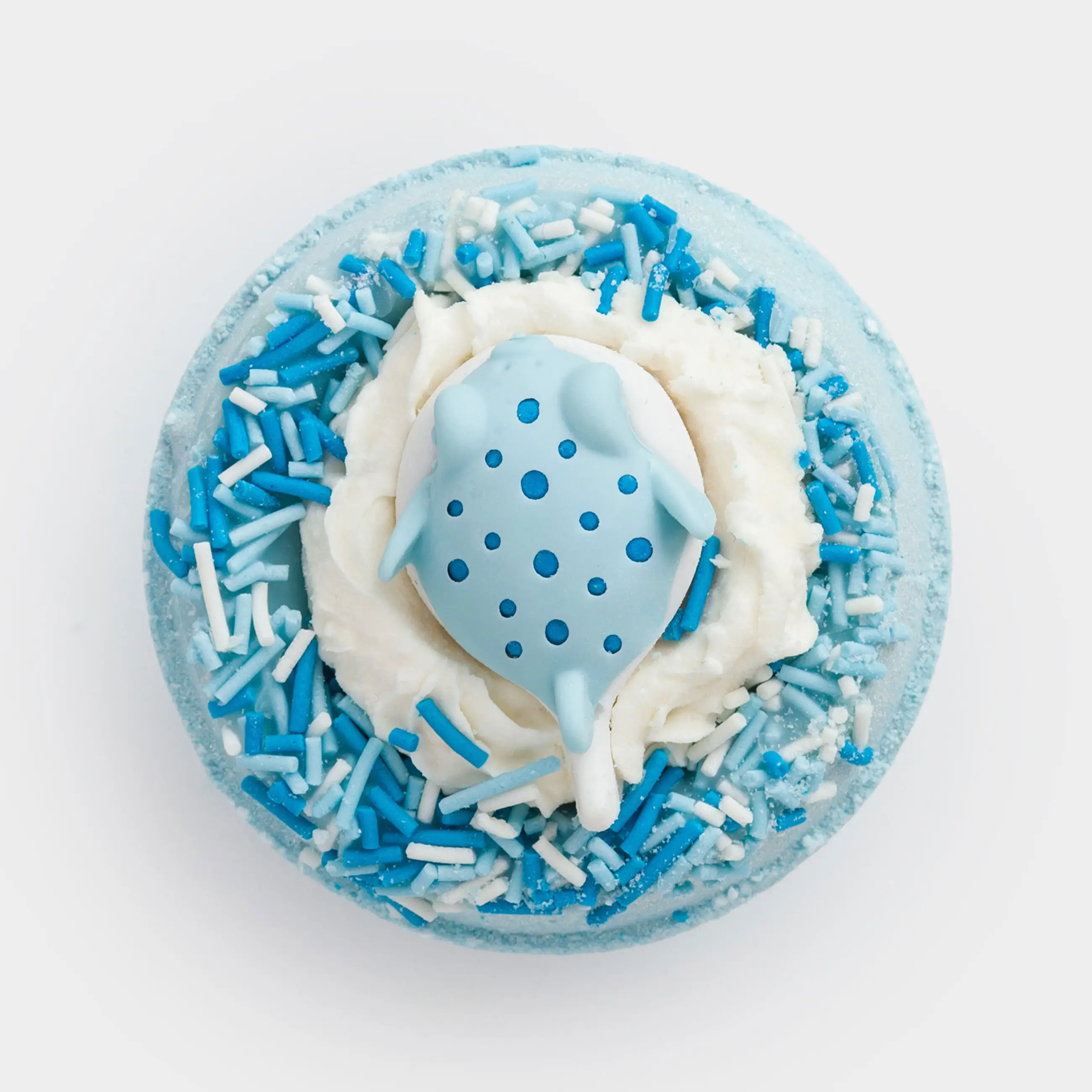 Ваннаға арналған бомба, 130 гр, ойыншығы бар, көгілдір, Теңіз шашыраулары, Балық, Aquatic animals