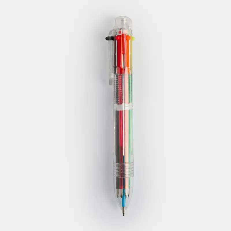 Ручка шариковая, многоцветная, 14 см, 6 цветов, пластик, Draw ,image-0